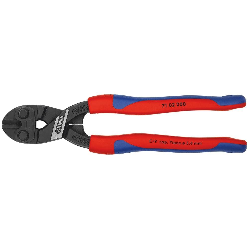 Clește de tăiere Knipex CoBolt®, vopsit negru, 200 mm, cod 7102200 - BIG STORE (Dynamic Tools SRL)
