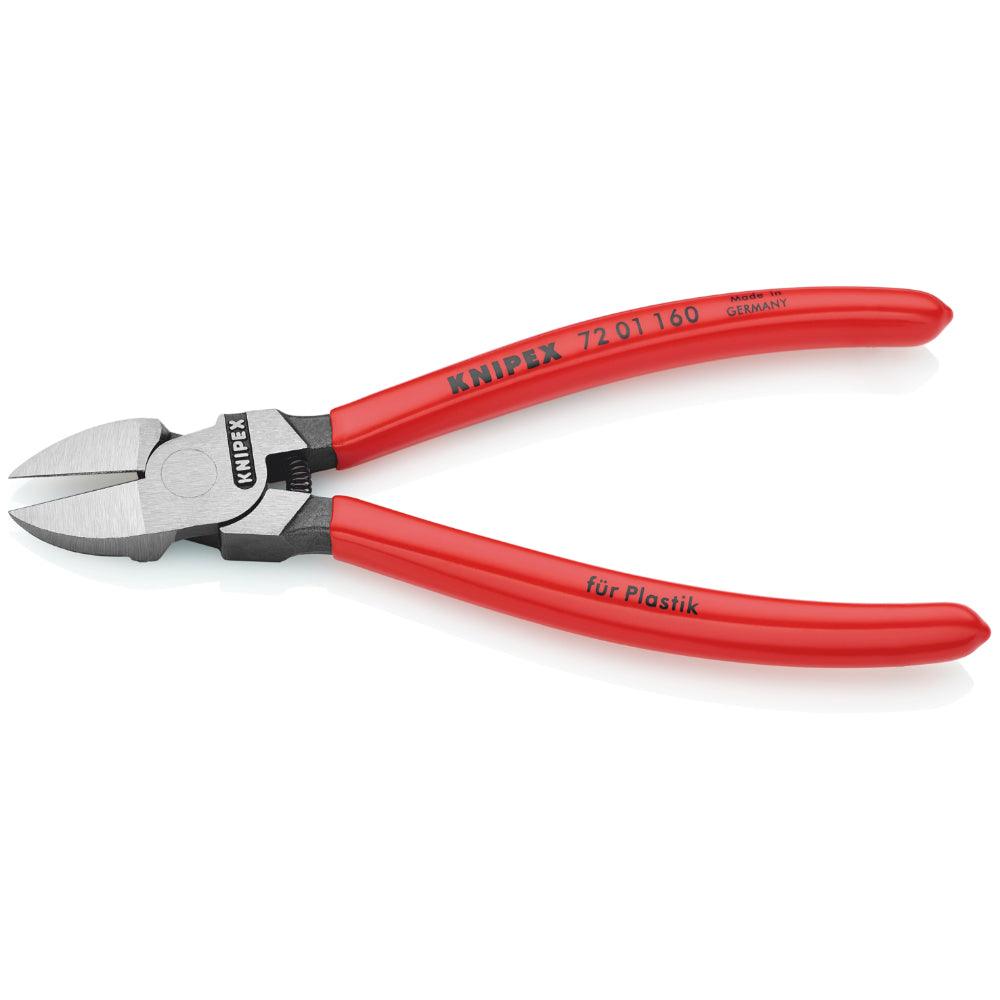 Clește șfic pentru tăiat plastic 160 mm, Knipex 7201160SB - BIG STORE (Dynamic Tools SRL)