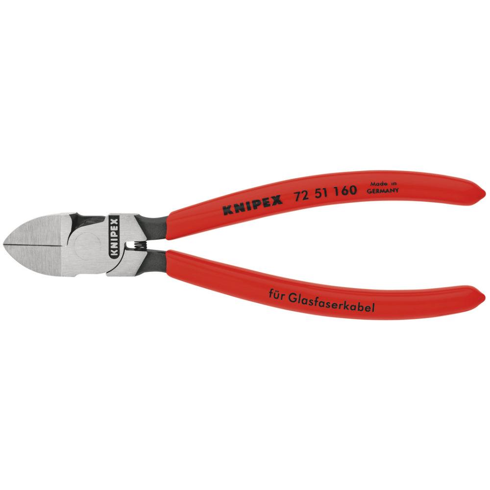 Clește șfic pentru tăiat fibra optică 160 mm, Knipex 7251160 - BIG STORE (Dynamic Tools SRL)