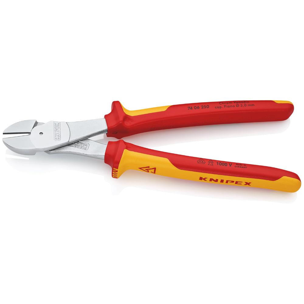 Clește șfic cu pârghie mare VDE 250 mm, Knipex 7406250 - BIG STORE (Dynamic Tools SRL)