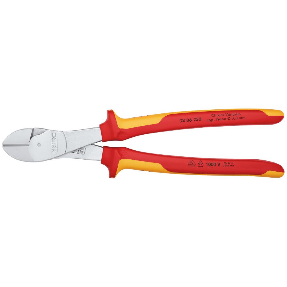 Clește șfic cu pârghie mare VDE 250 mm, Knipex 7406250 - BIG STORE (Dynamic Tools SRL)
