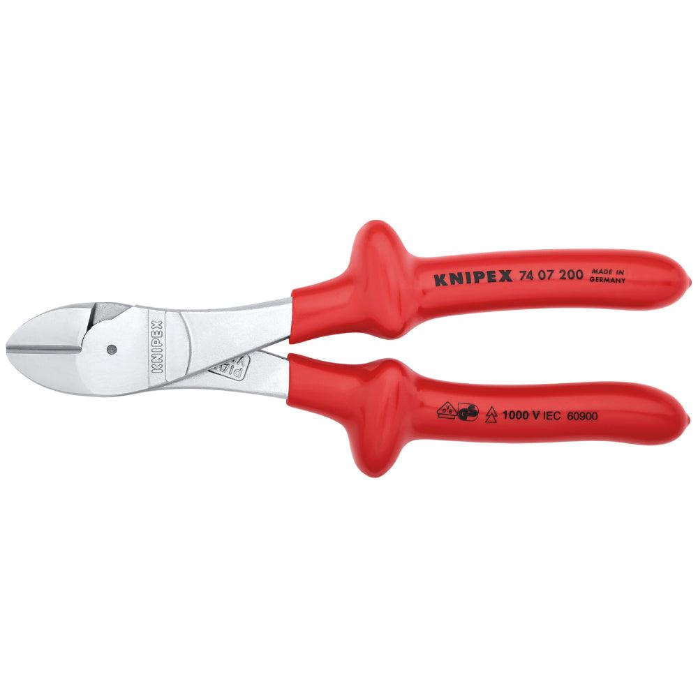 Clește șfic cu pârghie mare VDE 200 mm, Knipex 7407200 - BIG STORE (Dynamic Tools SRL)