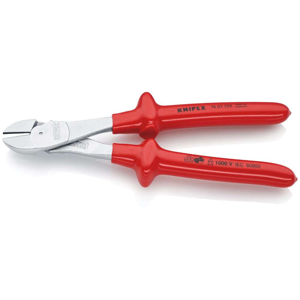 Clește șfic cu pârghie mare VDE 250 mm, Knipex 7407250 - BIG STORE (Dynamic Tools SRL)