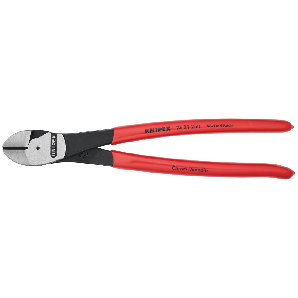 Clește șfic cu cap înclinat cu pârghie mare 250 mm, Knipex 7421250 - BIG STORE (Dynamic Tools SRL)