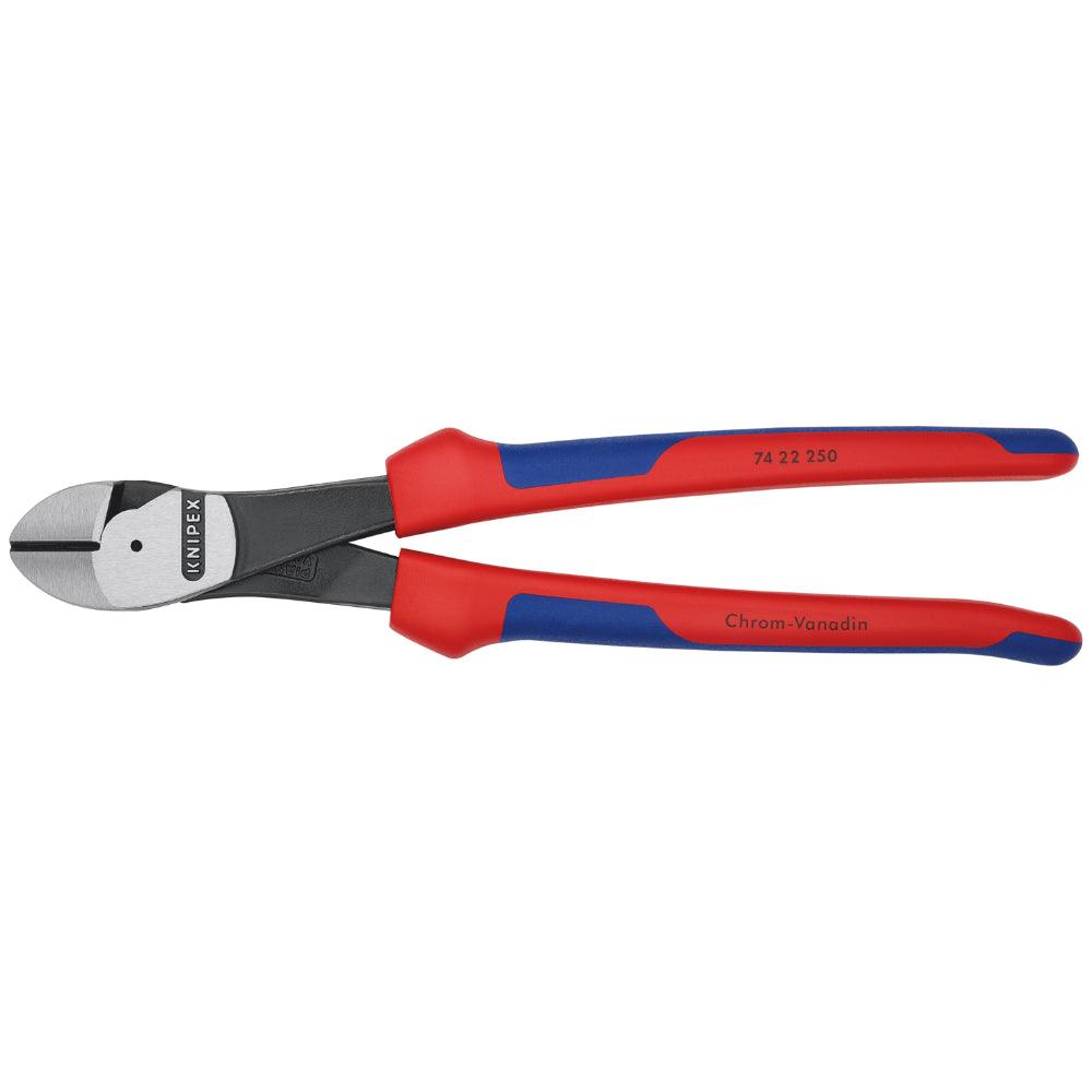 Clește șfic cu cap înclinat cu pârghie mare 250 mm, Knipex 7422250 - BIG STORE (Dynamic Tools SRL)