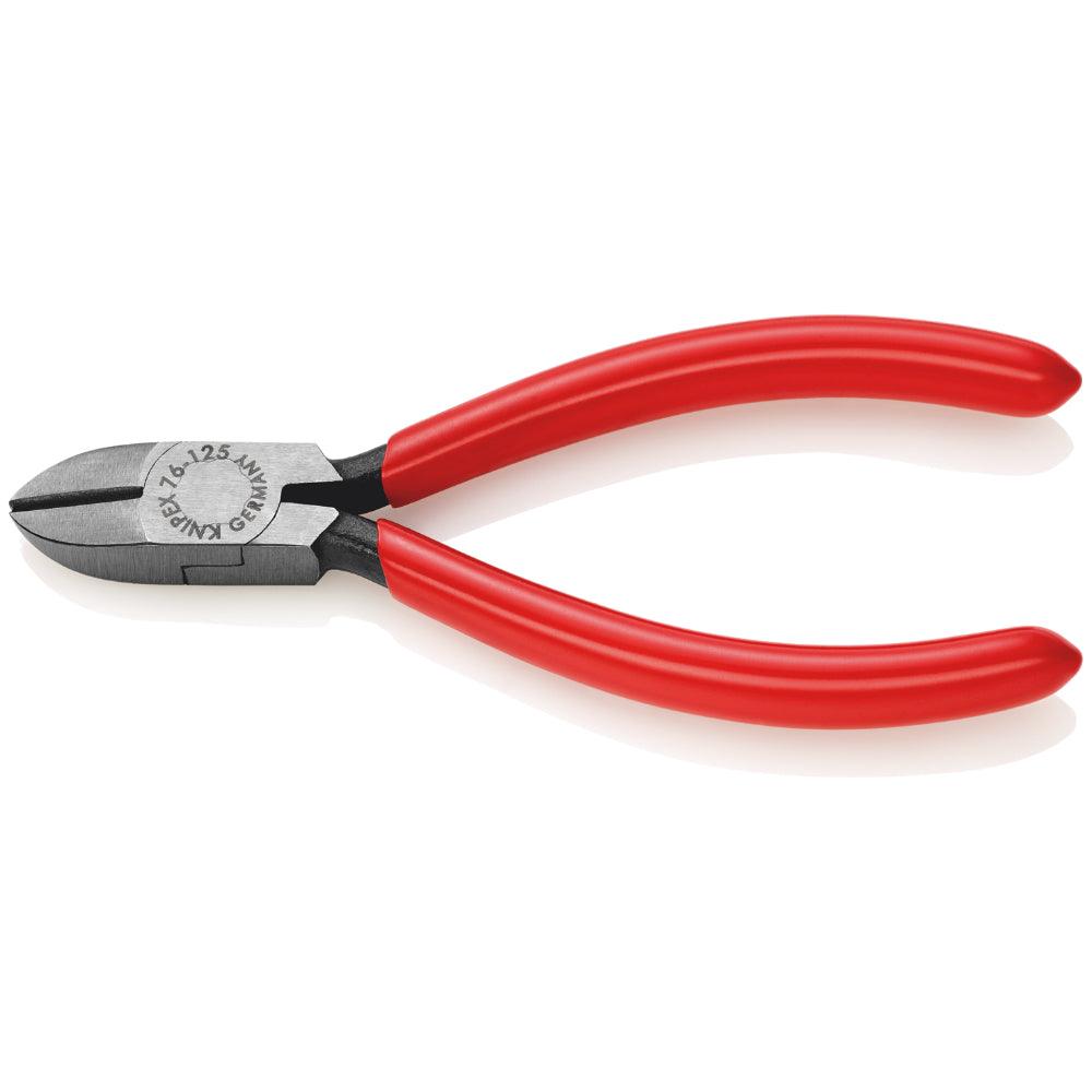 Clește pentru tăiat diagonal - pentru electro-mecanici 125 mm, Knipex 7601125 - BIG STORE (Dynamic Tools SRL)