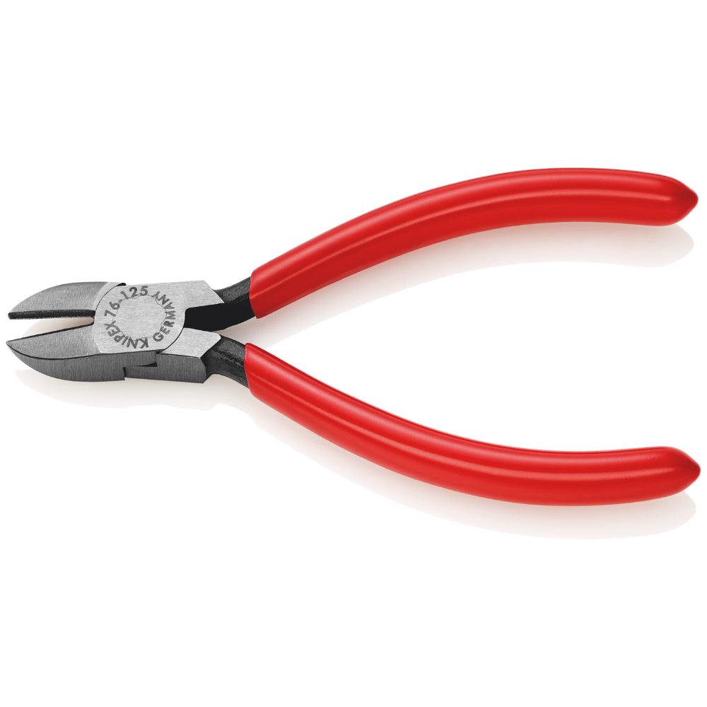 Clește pentru tăiat diagonal - pentru electro-mecanici 125 mm, Knipex 7601125 - BIG STORE (Dynamic Tools SRL)
