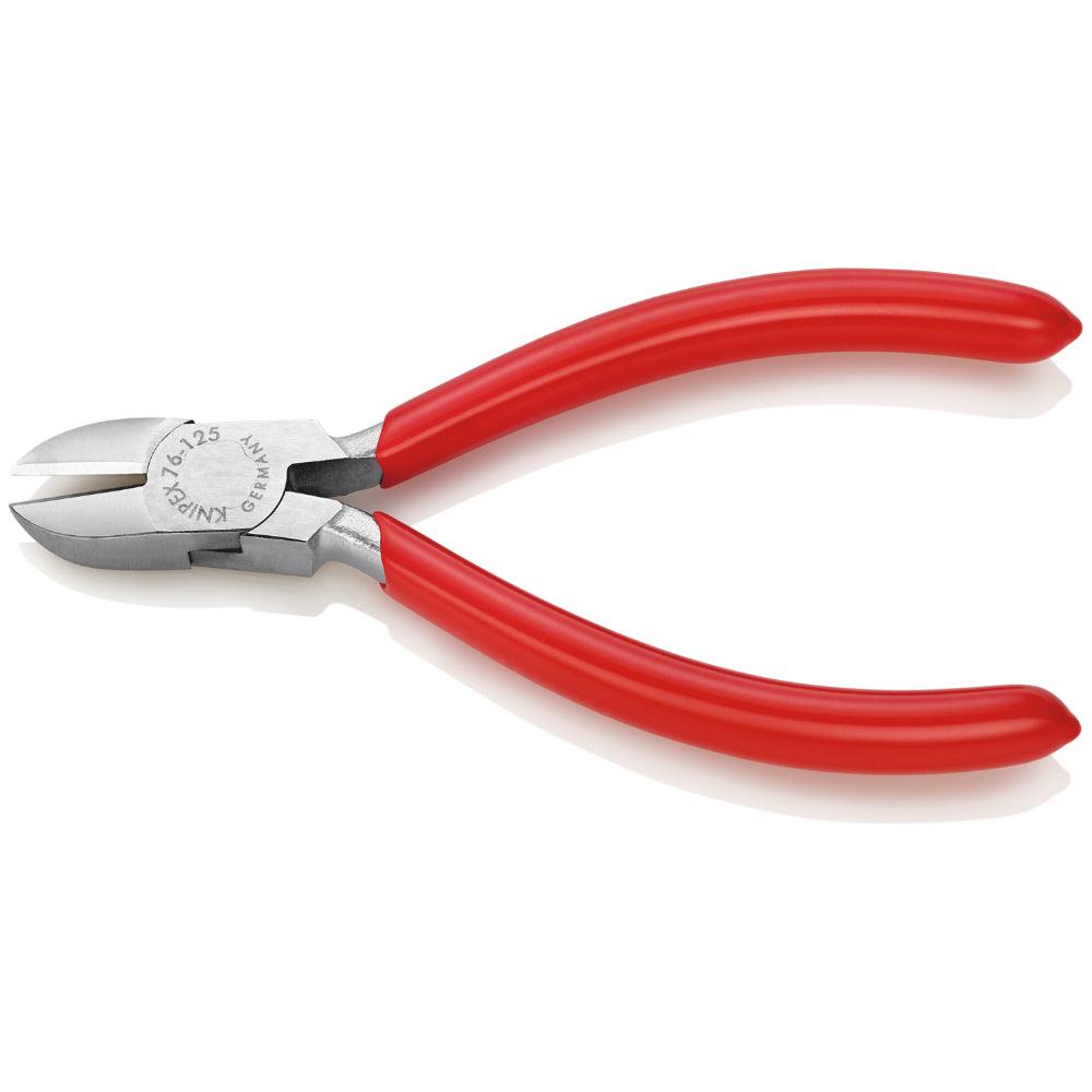 Clește pentru tăiat diagonal - pentru electro-mecanici 125 mm, Knipex 7603125 - BIG STORE (Dynamic Tools SRL)
