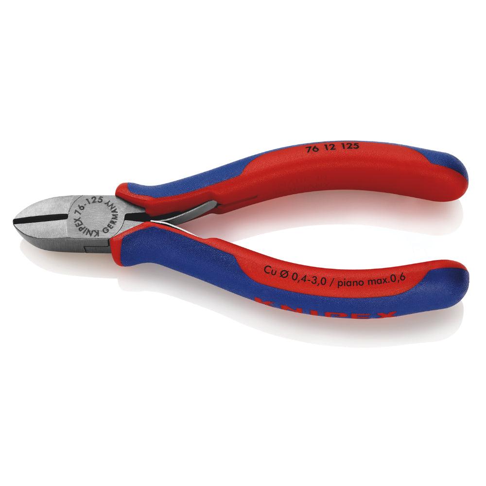 Clește pentru tăiat diagonal - pentru electro-mecanici 125 mm, Knipex 7612125 - BIG STORE (Dynamic Tools SRL)