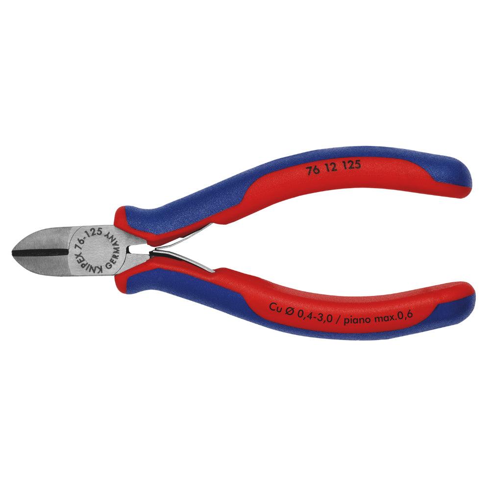 Clește pentru tăiat diagonal - pentru electro-mecanici 125 mm, Knipex 7612125 - BIG STORE (Dynamic Tools SRL)
