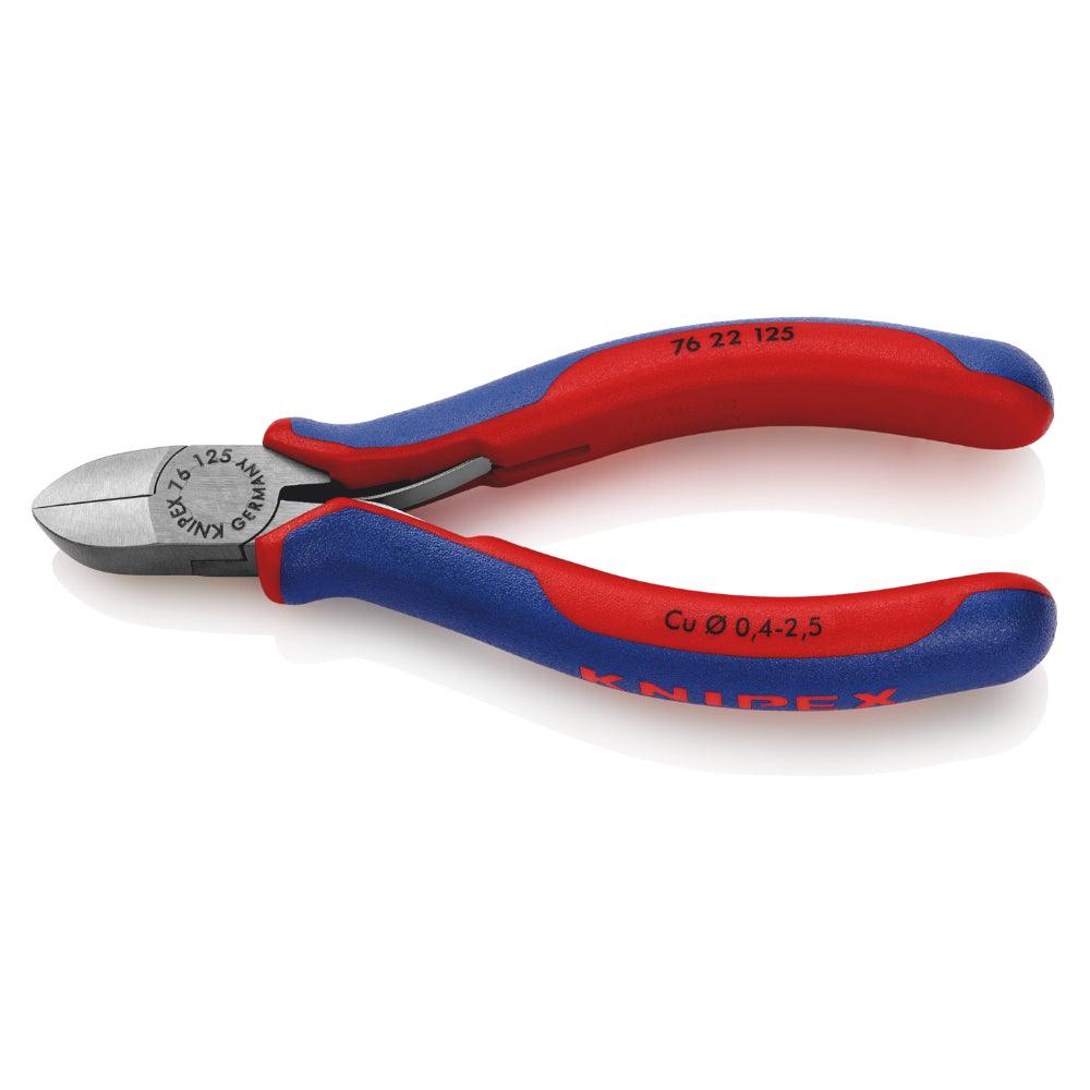 Clește pentru tăiat diagonal - pentru electro-mecanici 125 mm, Knipex 7622125 - BIG STORE (Dynamic Tools SRL)