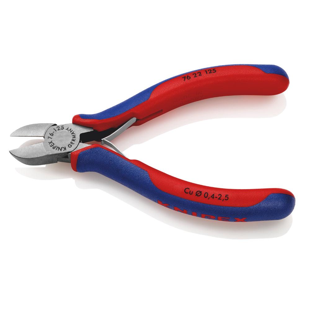 Clește pentru tăiat diagonal - pentru electro-mecanici 125 mm, Knipex 7622125 - BIG STORE (Dynamic Tools SRL)