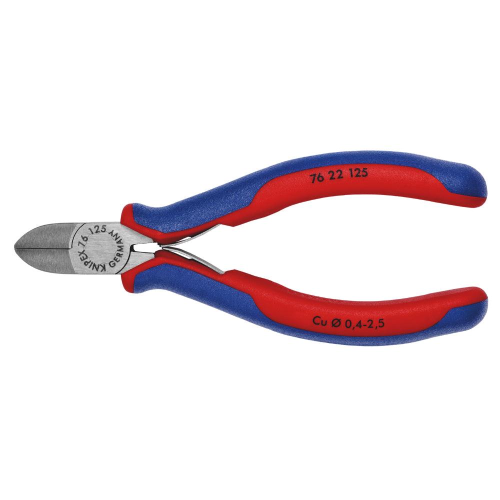 Clește pentru tăiat diagonal - pentru electro-mecanici 125 mm, Knipex 7622125 - BIG STORE (Dynamic Tools SRL)