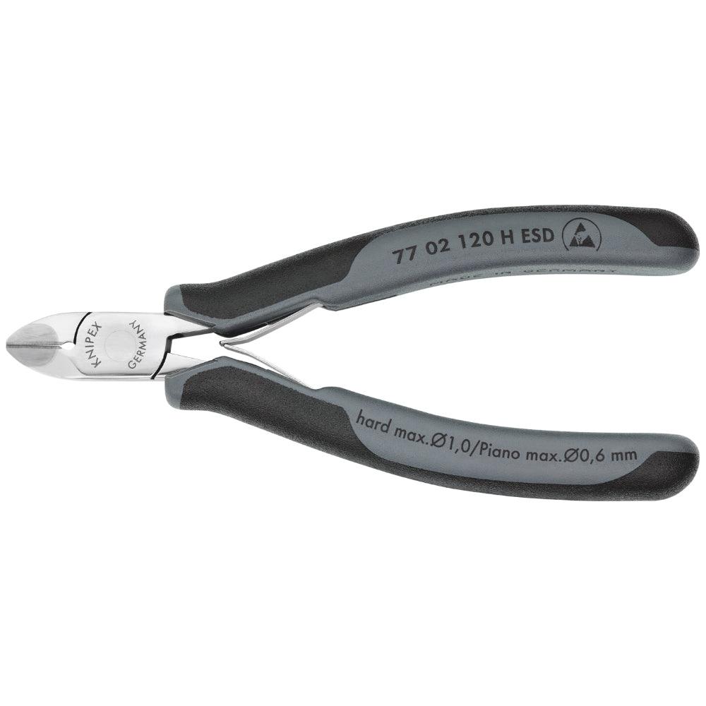 Clește șfic pentru, electronică - dur ESD, Knipex 7702120HESD - BIG STORE (Dynamic Tools SRL)