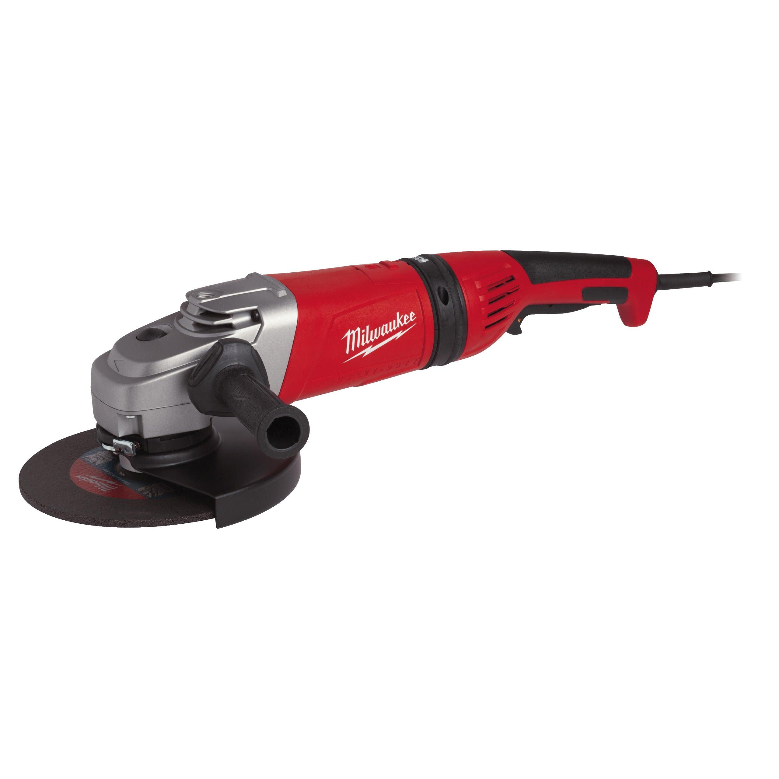 Polizor unghiular 230 mm 2400 W cu mâner anti-vibrații și ambreiaj de siguranță Milwaukee AGVM24-230GEX, cod 4933402475 - BIG STORE (Dynamic Tools SRL)