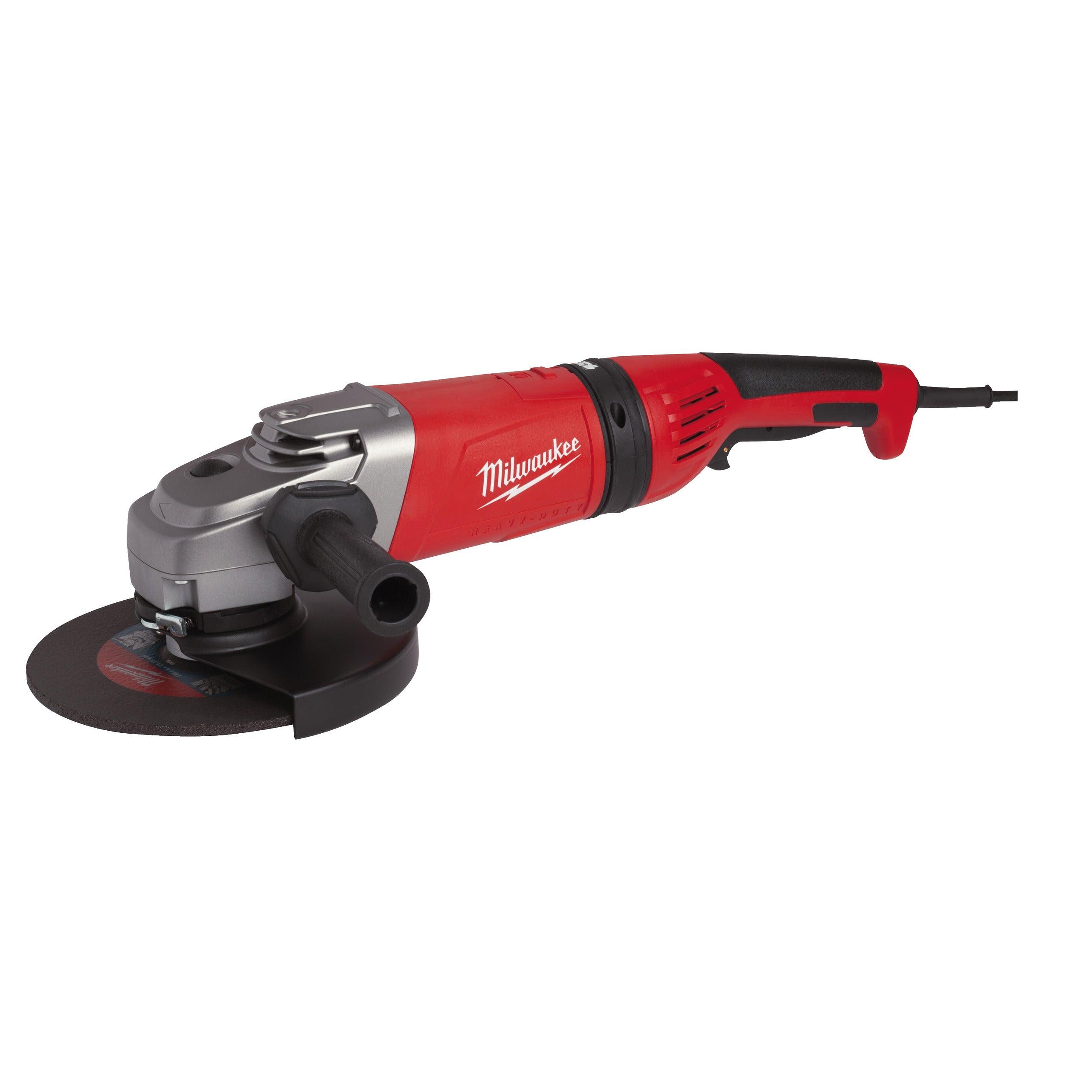 Polizor unghiular 230 mm 2600 W cu mâner anti-vibrații și ambreiaj de siguranță Milwaukee AGVM26-230GEX, cod 4933402495 - BIG STORE (Dynamic Tools SRL)