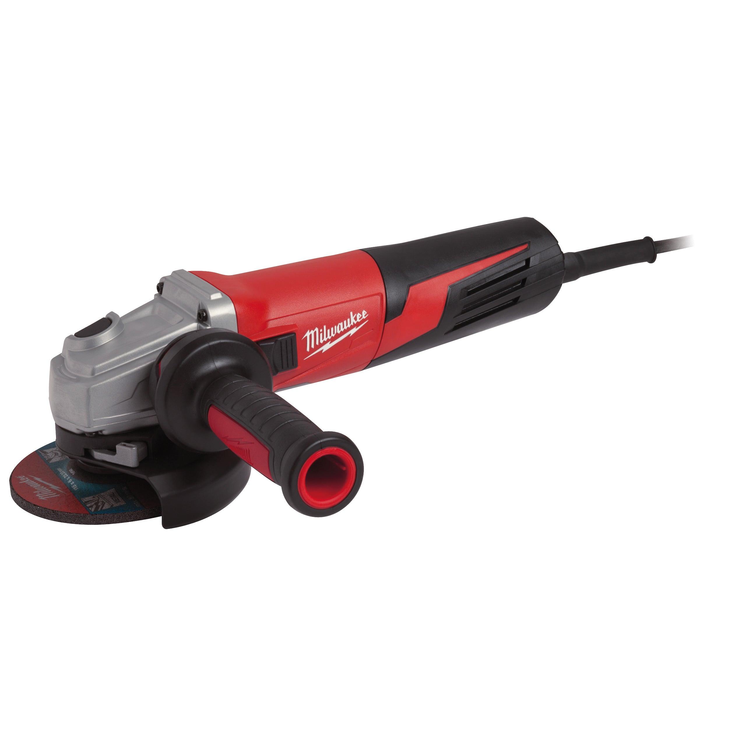 Polizor unghiular 125/150 mm 1550 W cu mâner anti-vibrații Milwaukee AGV15-125XE, cod 4933428127 - BIG STORE (Dynamic Tools SRL)