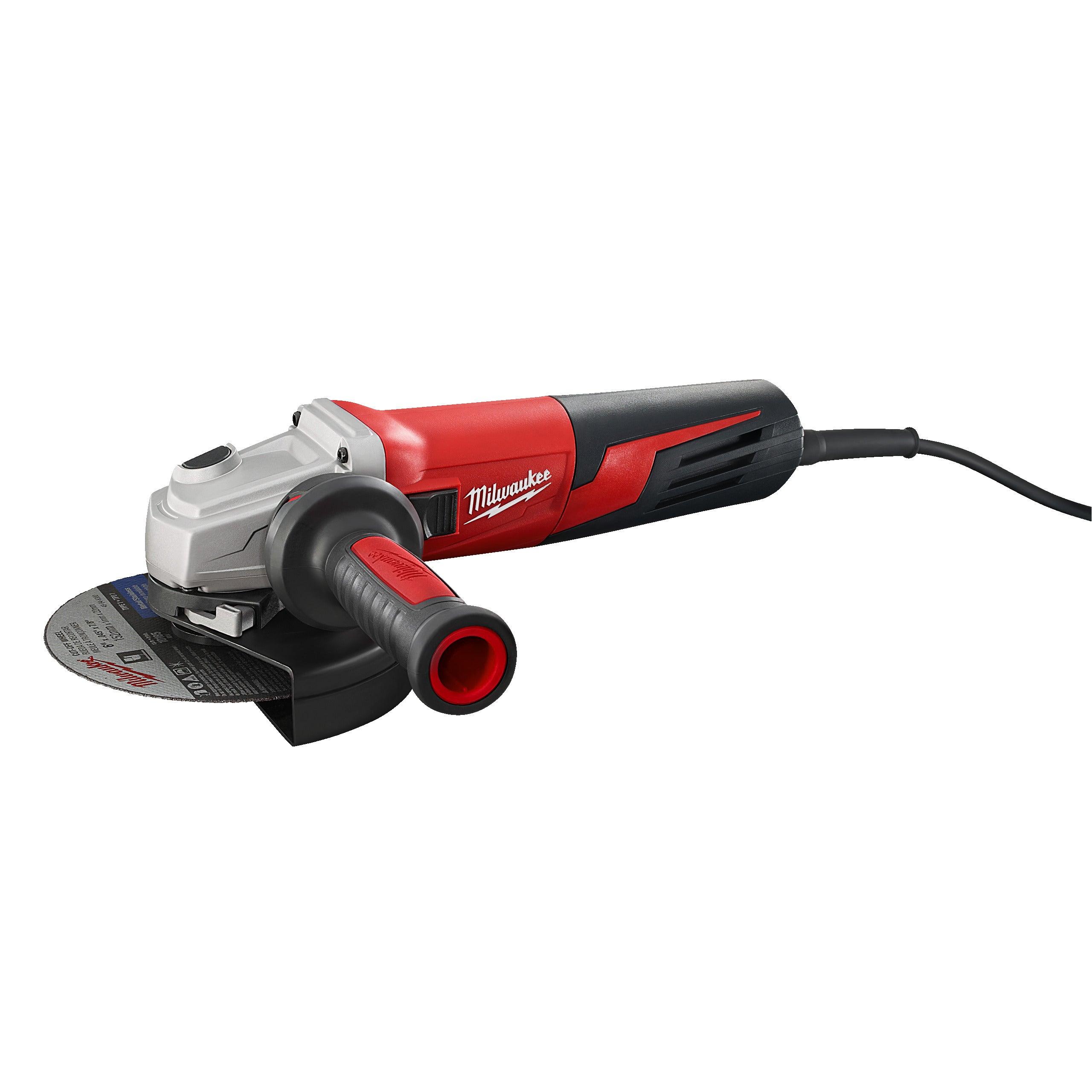 Polizor unghiular 125/150 mm 1550 W cu mâner anti-vibrații Milwaukee AGV15-150XC, cod 4933459165 - BIG STORE (Dynamic Tools SRL)