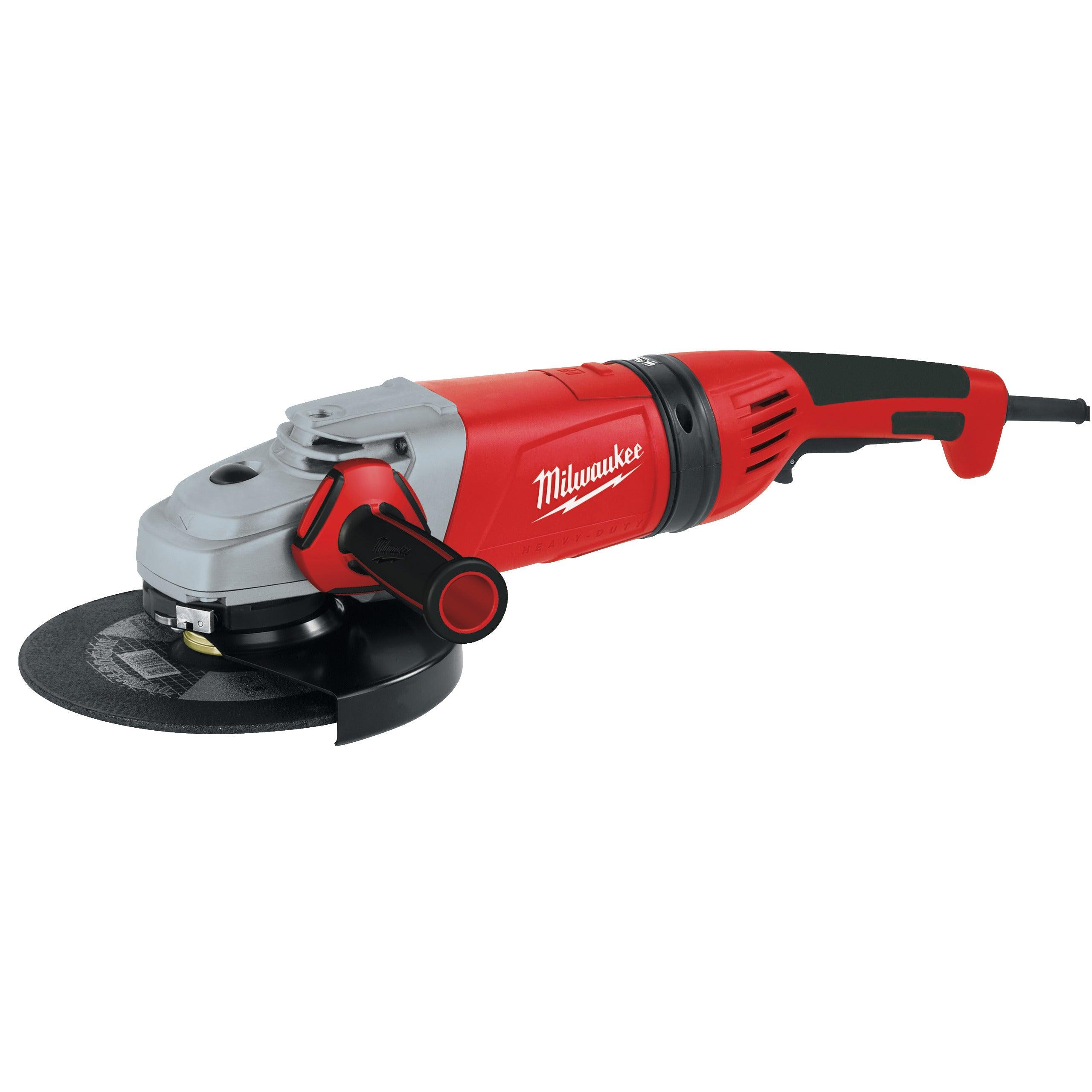 Polizor unghiular 230 mm 2100 W cu mâner anti-vibrații Milwaukee AGV21-230GEX, cod 4933402525 - BIG STORE (Dynamic Tools SRL)