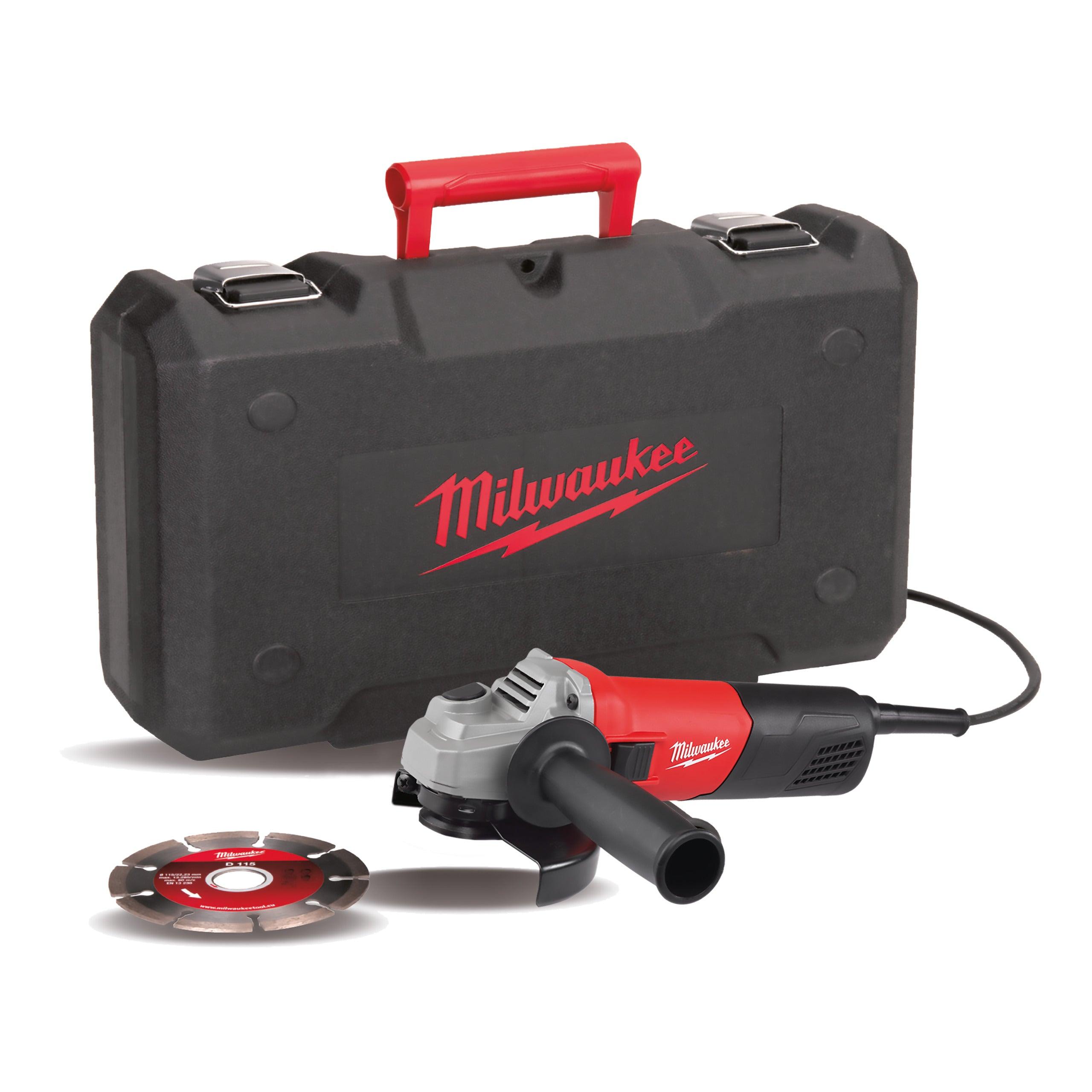 Polizor unghiular 800 W Milwaukee AG800-115ED-SET, cod 4933451281 - BIG STORE (Dynamic Tools SRL)