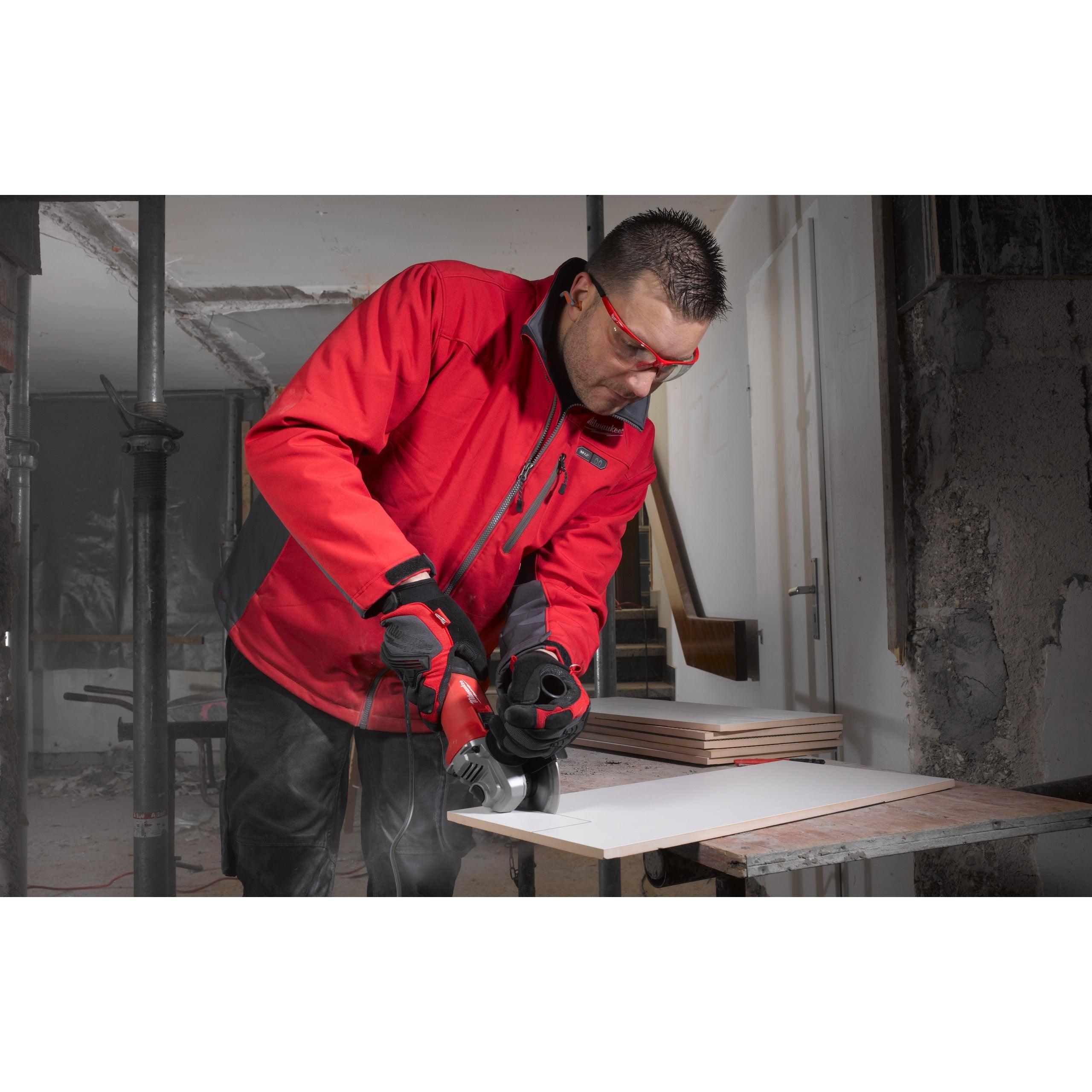 Polizor unghiular electric Milwaukee AG800-125E, 125 mm, 800W, ax M14, fără disc, fără cutie, cod 4933451211 - BIG STORE (Dynamic Tools SRL)