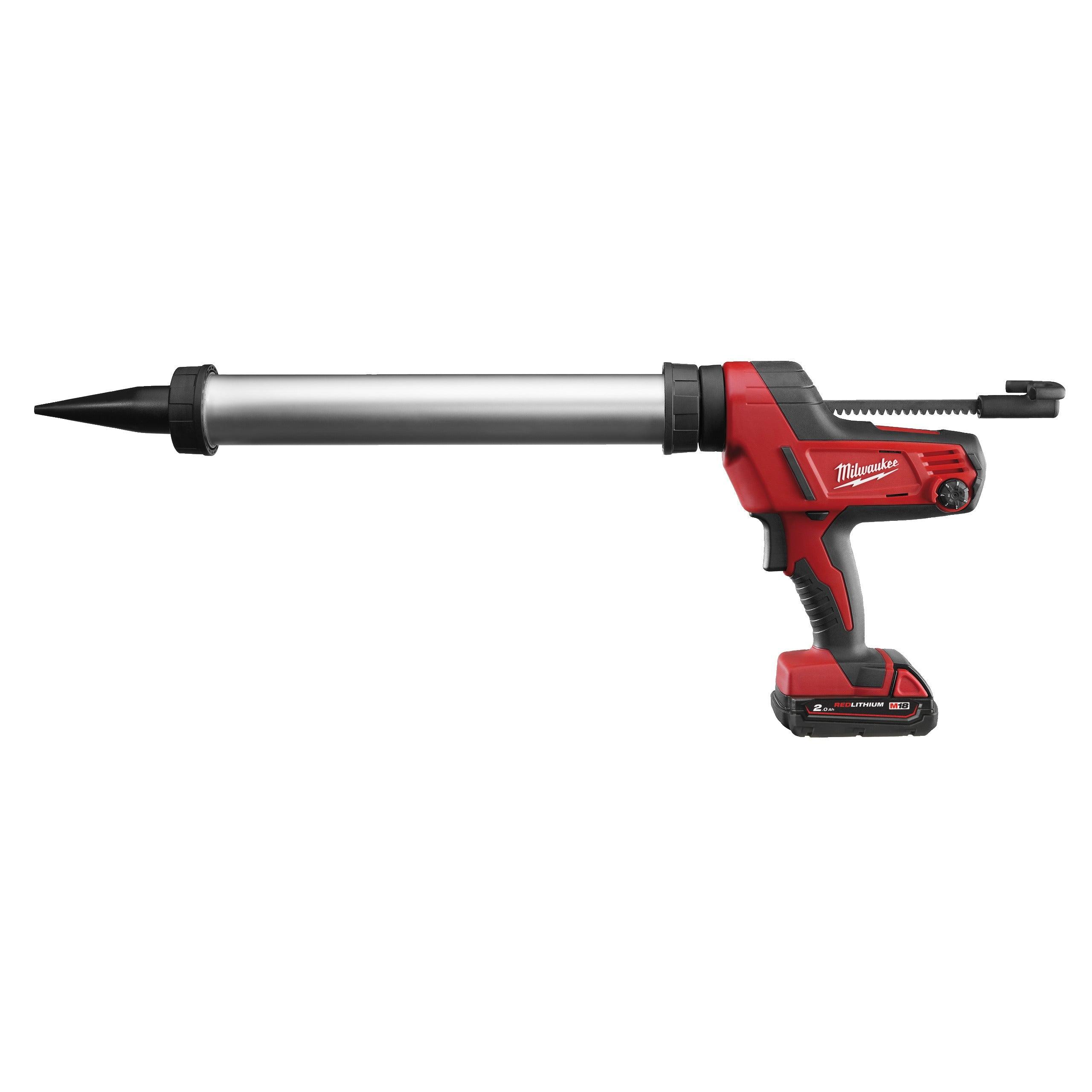 Pistol aplicare silicon 600ml, Milwaukee M18 C18PCG/600A-201B (1x2,0Ah), cod 4933441305 - BIG STORE (Dynamic Tools SRL)