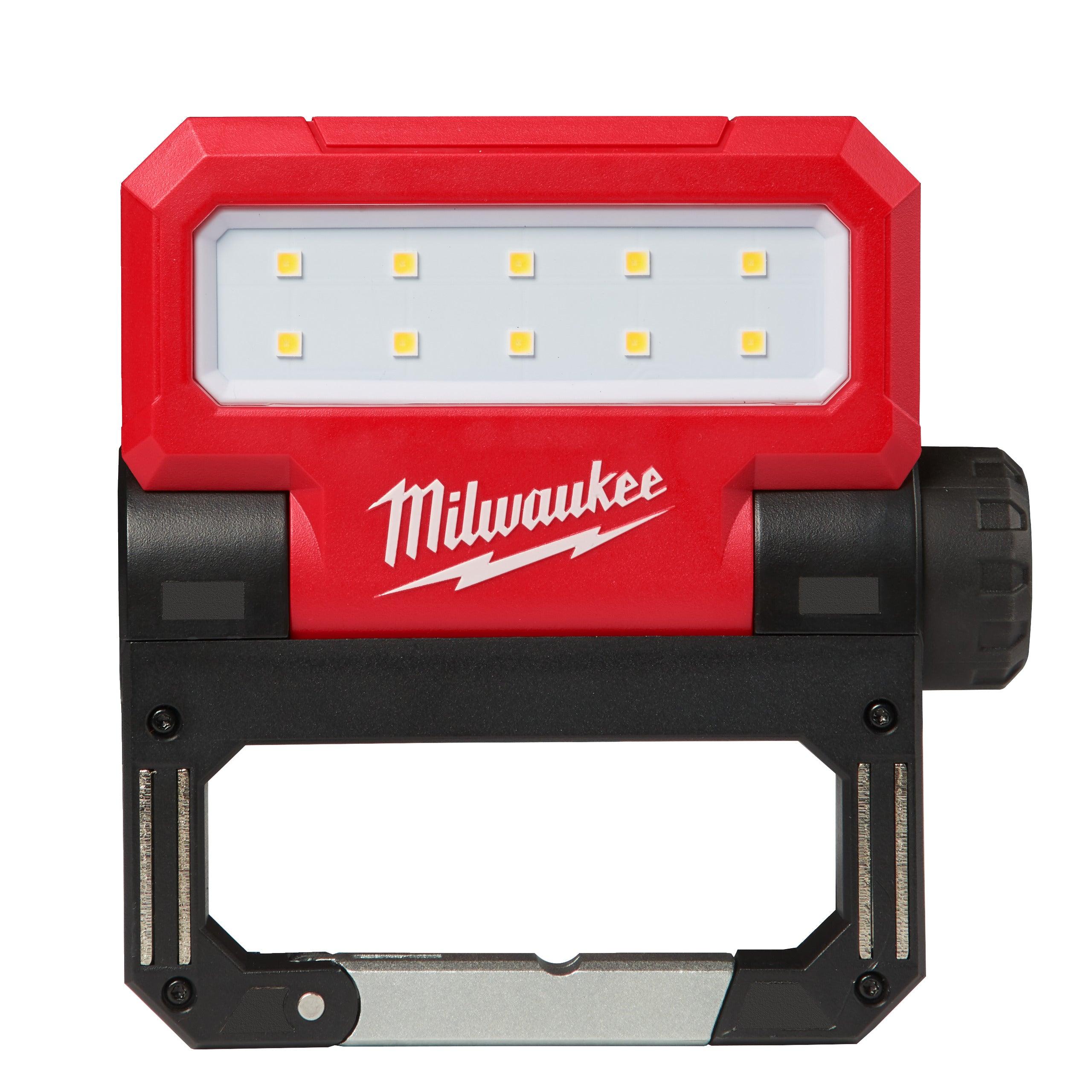 Reflector pliabil reîncărcabil USB Milwaukee L4FFL-201, cod 4933464821, 1 x L4 B2 acumulator, Cablu USB, Blister - BIG STORE (Dynamic Tools SRL)
