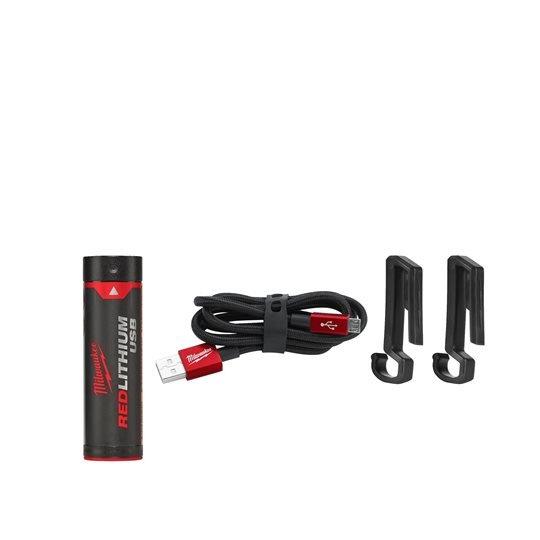 Lanternă Milwaukee L4 HL-VIS-201, frontală, reîncărcabilă cu USB, TRUEVIEW™, cod 4933471389 - BIG STORE (Dynamic Tools SRL)