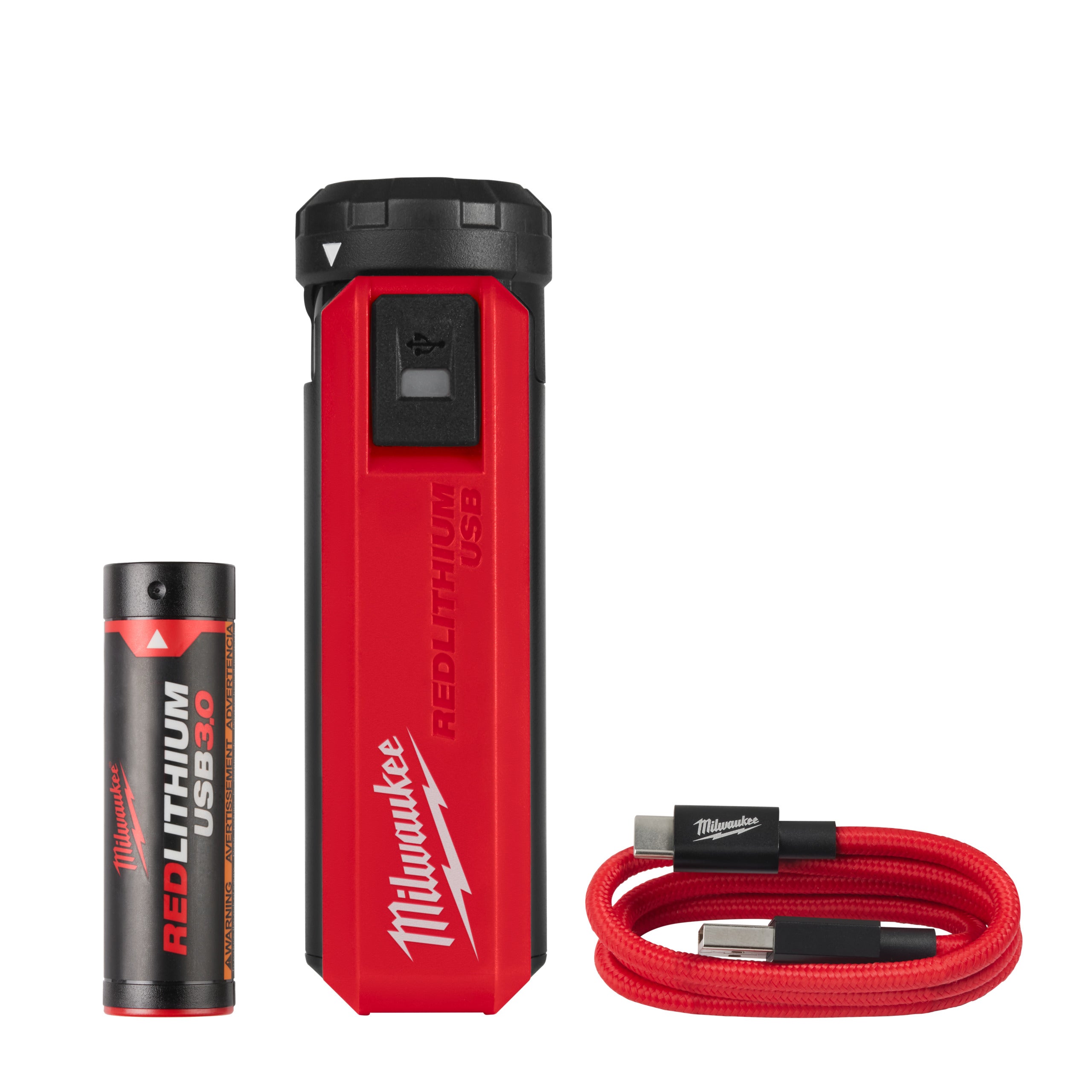 Kit REDLITHIUM L4PPS-301 USB sursă de alimentare portabilă și încărcător Milwaukee, cod 4932493335