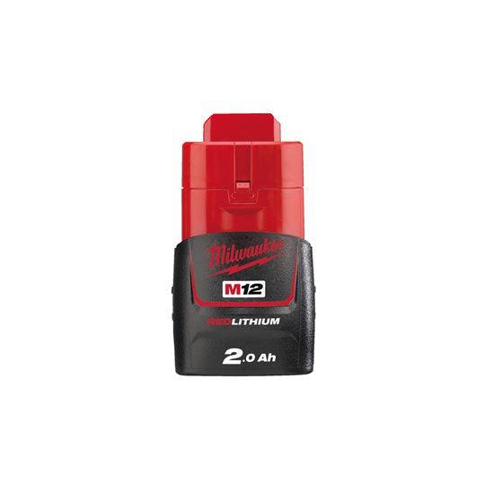 Acumulator 12V*2Ah, Milwaukee REDLITHIUM-ION™ M12 B2, fără cutie, 4932430064 - BIG STORE (Dynamic Tools SRL)