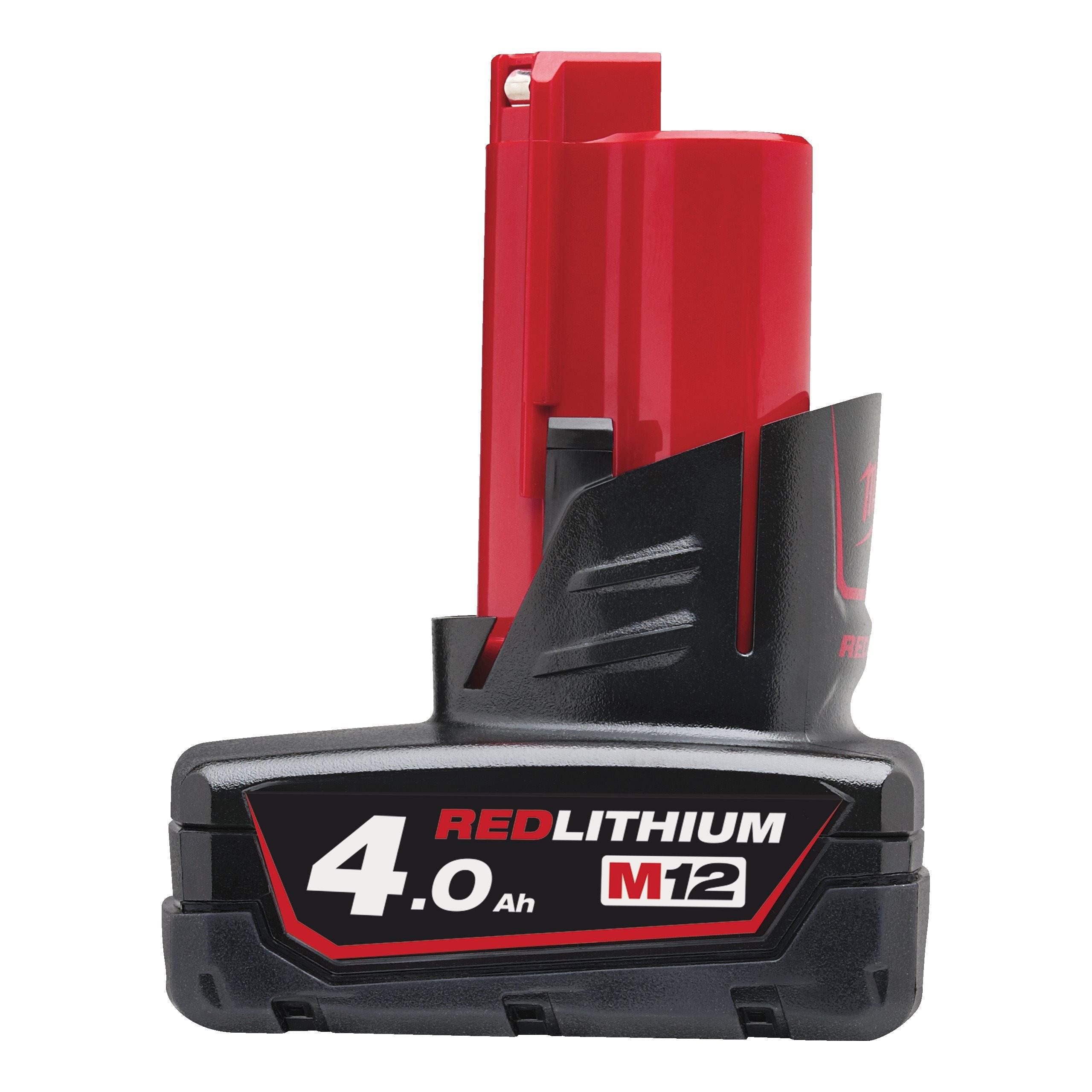 Acumulator 12V*4Ah Milwaukee REDLITHIUM-ION™ M12 B4, fără cutie, 4932430065 - BIG STORE (Dynamic Tools SRL)