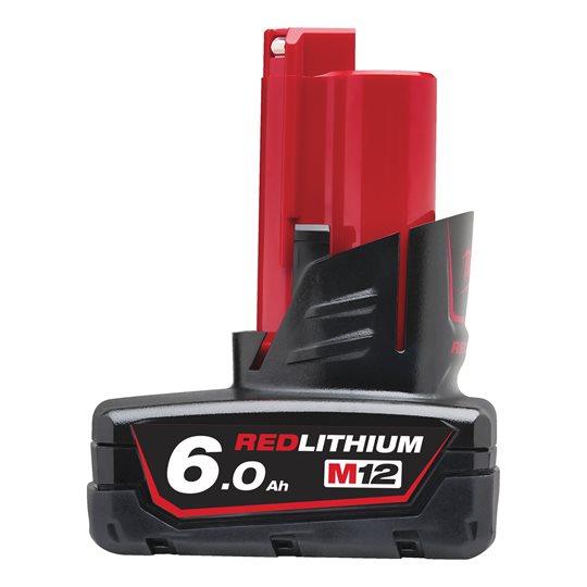 Acumulator 12V*6Ah Milwaukee REDLITHIUM-ION™ M12 B6, fără cutie, 4932451395 - BIG STORE (Dynamic Tools SRL)
