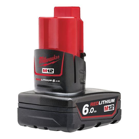 Acumulator 12V*6Ah Milwaukee REDLITHIUM-ION™ M12 B6, fără cutie, 4932451395 - BIG STORE (Dynamic Tools SRL)