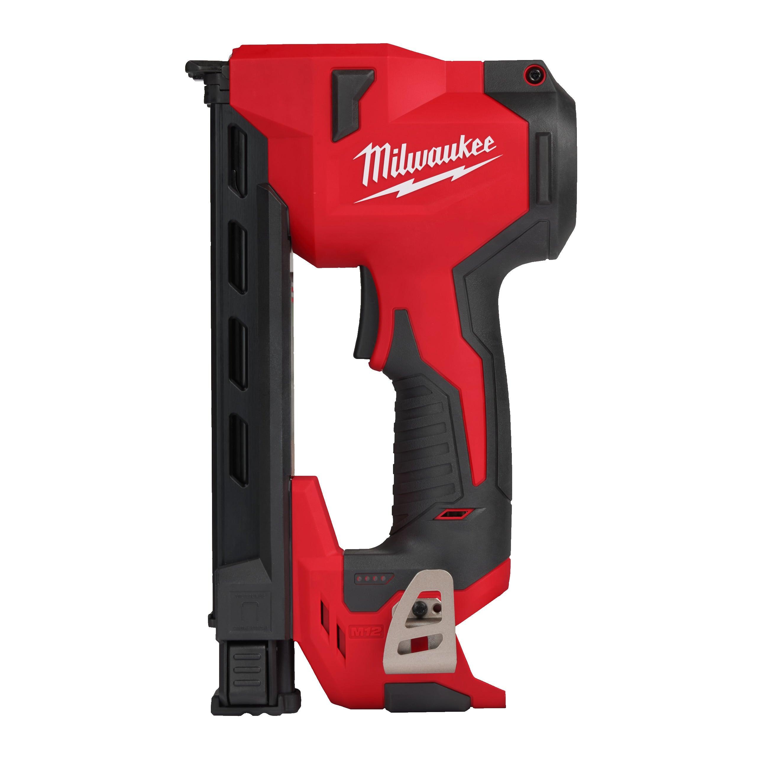Pistol de capse Milwaukee M12BCST-0 subcompact, pentru fixare cabluri, fără acumulatori, fără încărcător, fără cutie, cod 4933480488 - BIG STORE (Dynamic Tools SRL)