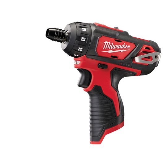 Mașină de înșurubat Milwaukee 1/4″ 30Nm 12V M12BD-0 (fără acumulatori, încărcător și cutie), cod 4933441910 - BIG STORE (Dynamic Tools SRL)