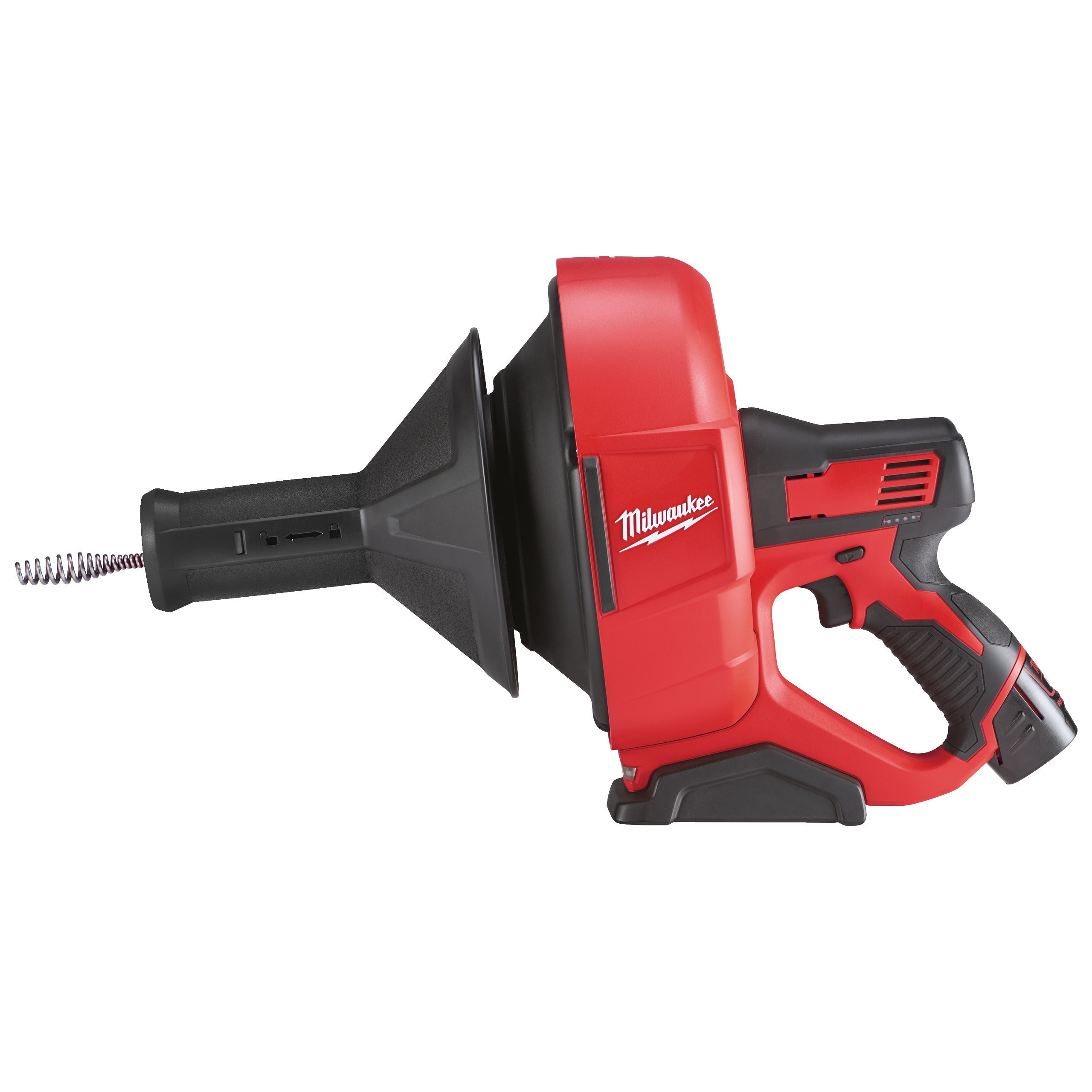 Mașină desfundat țevi subcompactă cu spirală cu diametrul de 8 mm M12™ Milwaukee M12BDC8-202C, cod 4933451633, 2 x M12 B2 acumulator, C12 C încărcător, găleată - BIG STORE (Dynamic Tools SRL)
