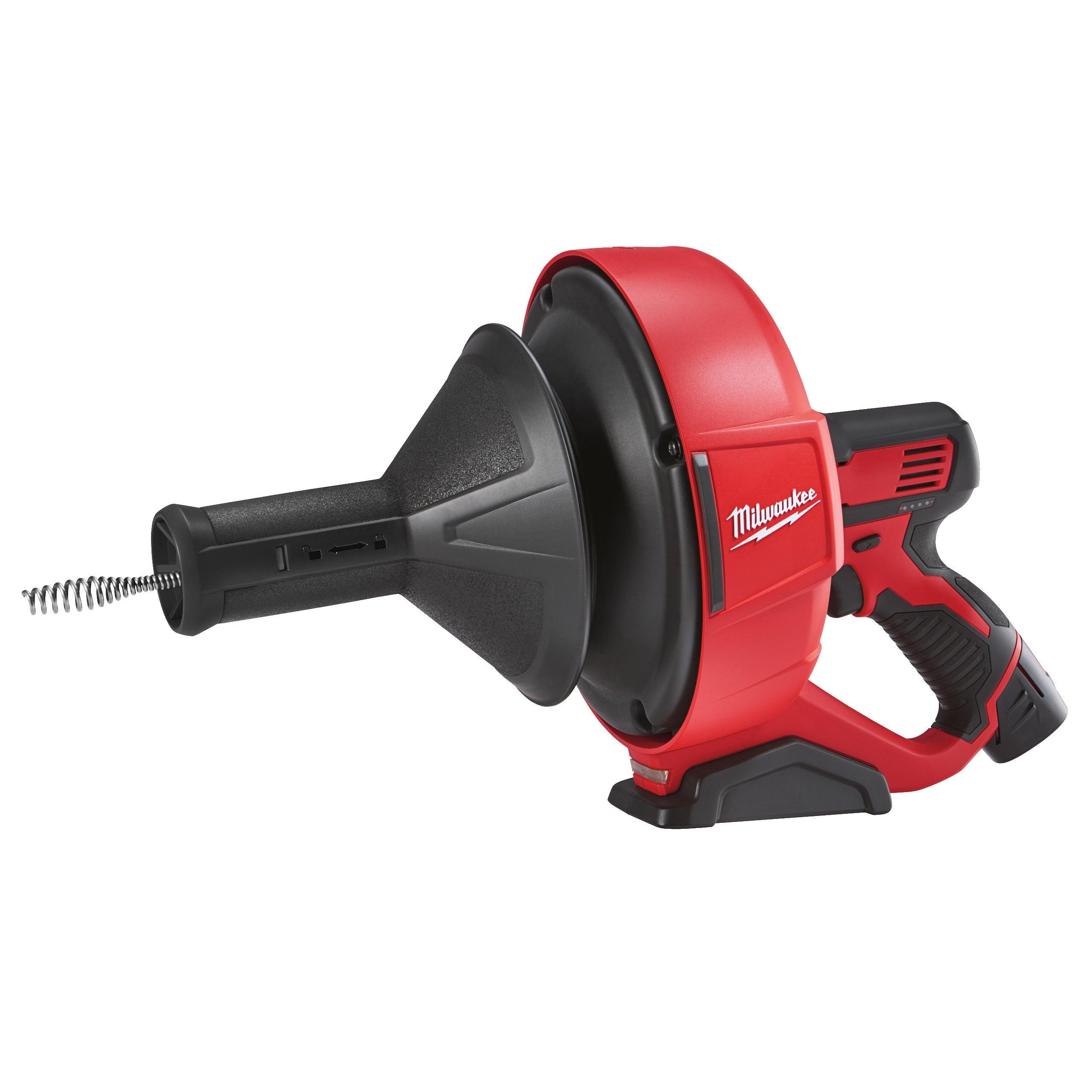 Mașină desfundat țevi subcompactă cu spirală cu diametrul de 8 mm M12™ Milwaukee M12BDC8-202C, cod 4933451633, 2 x M12 B2 acumulator, C12 C încărcător, găleată - BIG STORE (Dynamic Tools SRL)