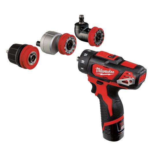 Mașină găurit si înșurubat Milwaukee, 12V, M12BDDXKIT-202C, cod 4933447836 - BIG STORE (Dynamic Tools SRL)