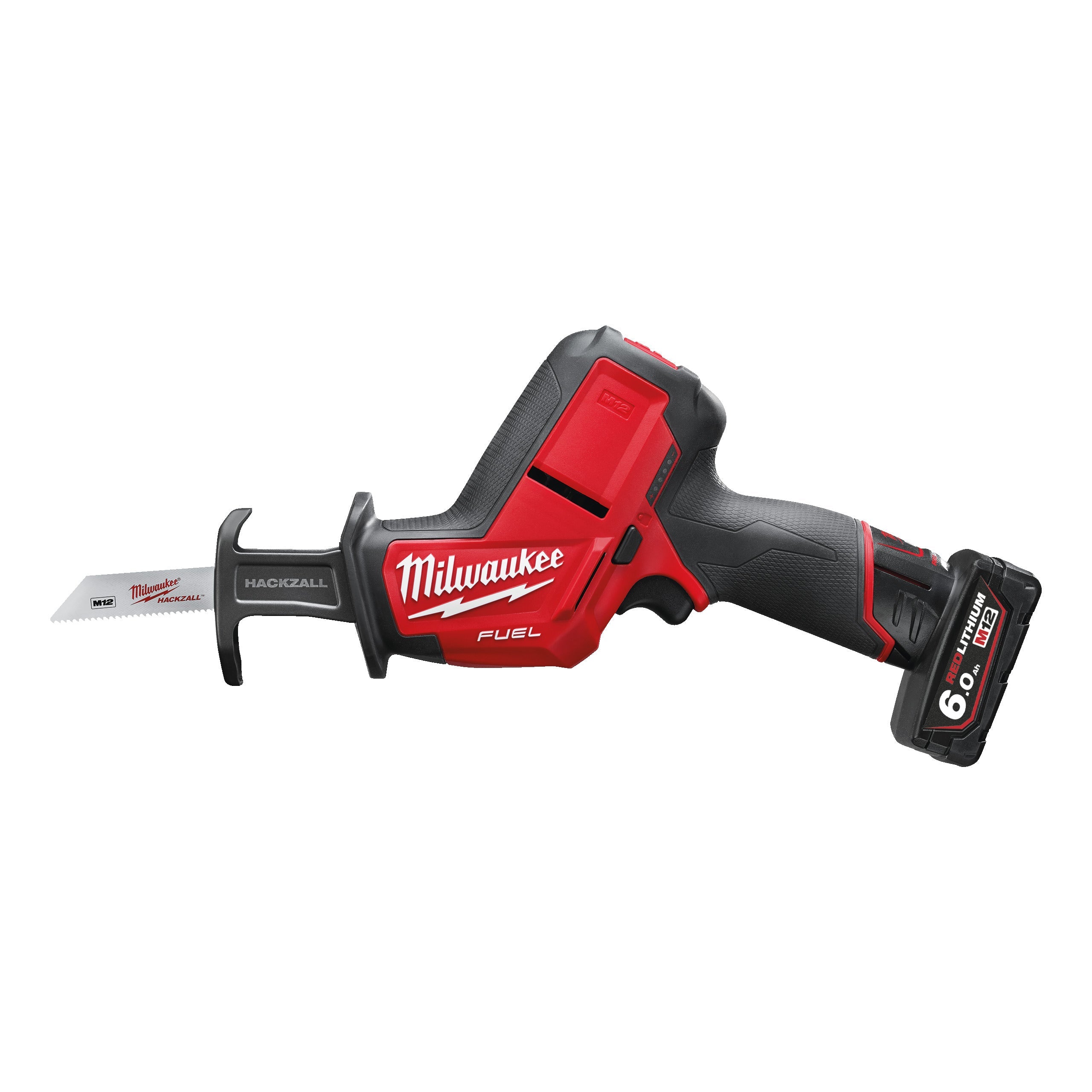 Fierăstrău sabie HACKZALL™ M12 FUEL™ subcompact Milwaukee M12CHZ-602X, cod 4933451511, 2 x M12 B6 acumulator, C12 C încărcător, cutie HD - BIG STORE (Dynamic Tools SRL)