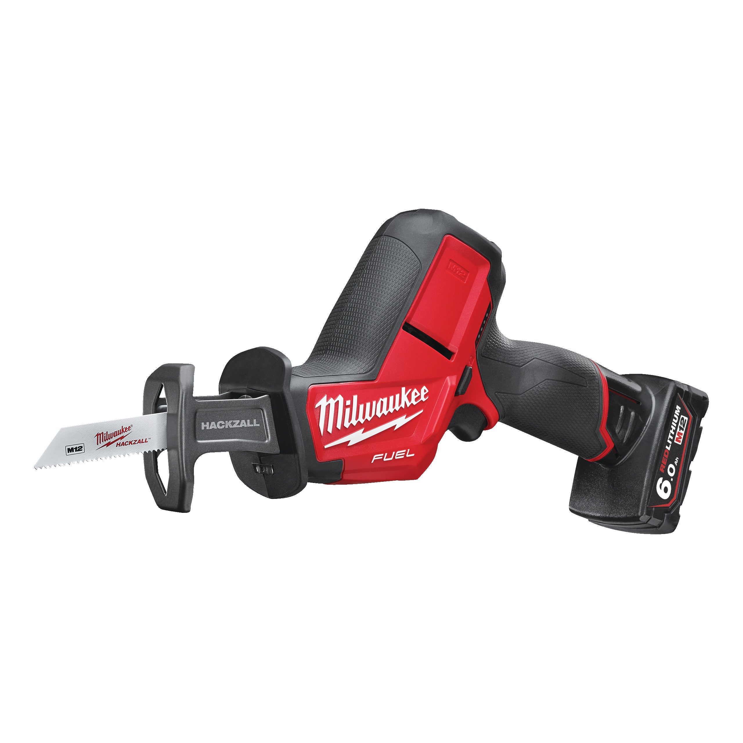 Fierăstrău sabie HACKZALL™ M12 FUEL™ subcompact Milwaukee M12CHZ-602X, cod 4933451511, 2 x M12 B6 acumulator, C12 C încărcător, cutie HD - BIG STORE (Dynamic Tools SRL)