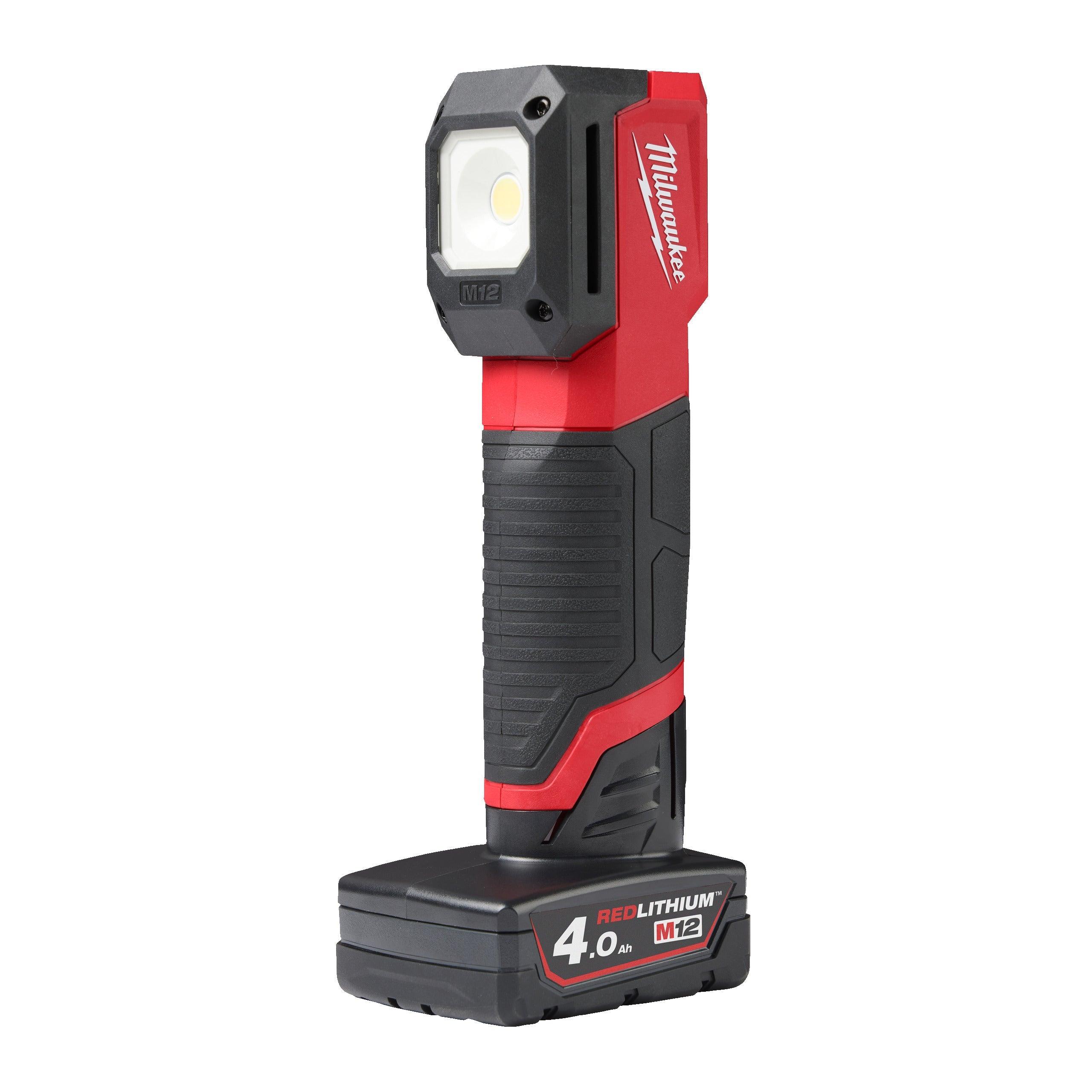 Lanternă cu reproducere naturală a culorii M12™ Milwaukee M12CML-401, cod 4933479366, 1 x M12 B4 acumulator, C12 C încărcător, fără cutie - BIG STORE (Dynamic Tools SRL)