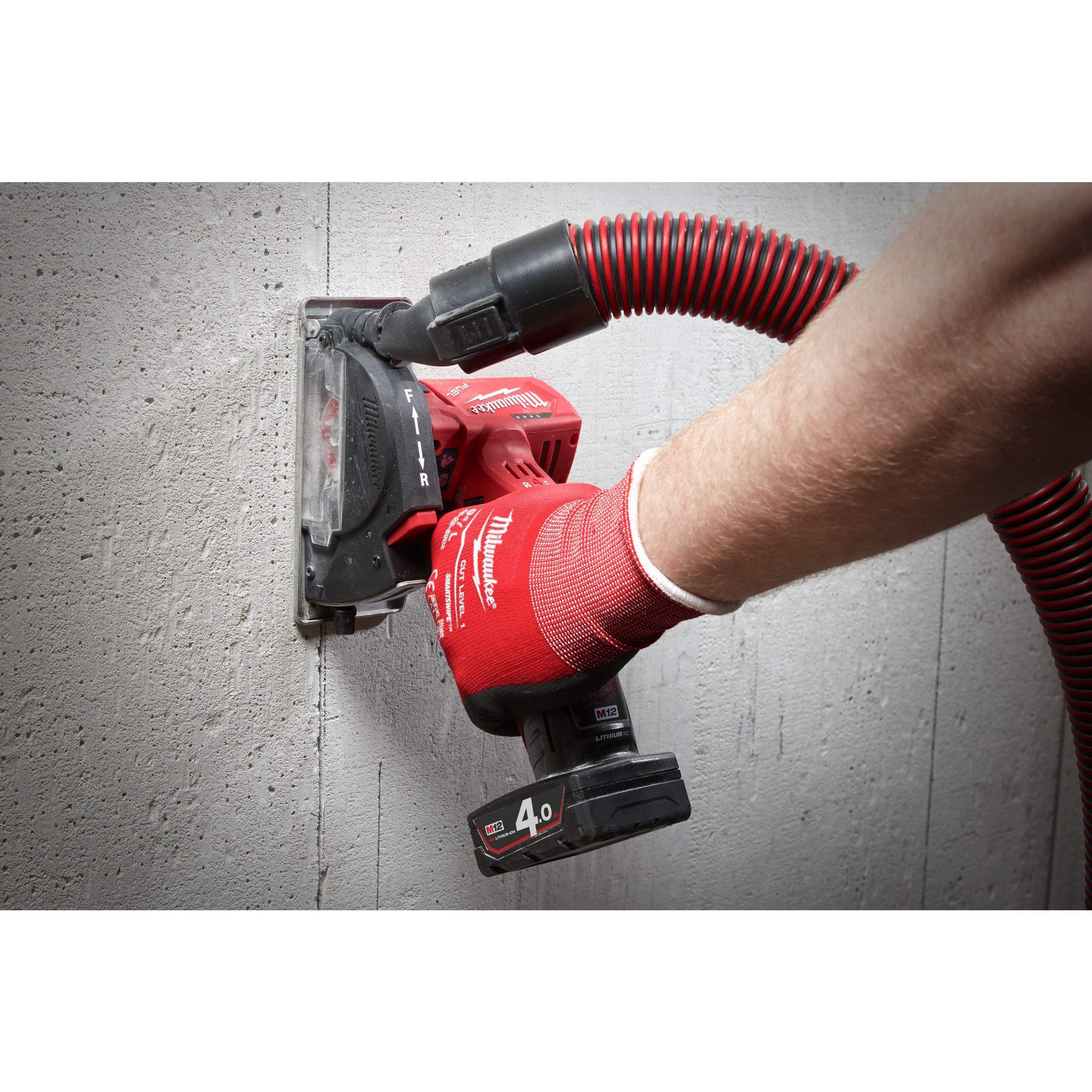 Mașină debitat materiale multiple M12 FUEL™ Milwaukee M12FCOT-422X, cod 4933464619, 1 x M12 B4, 1 x M12 B2 acumulator, C12 C încărcător, cutie HD - BIG STORE (Dynamic Tools SRL)