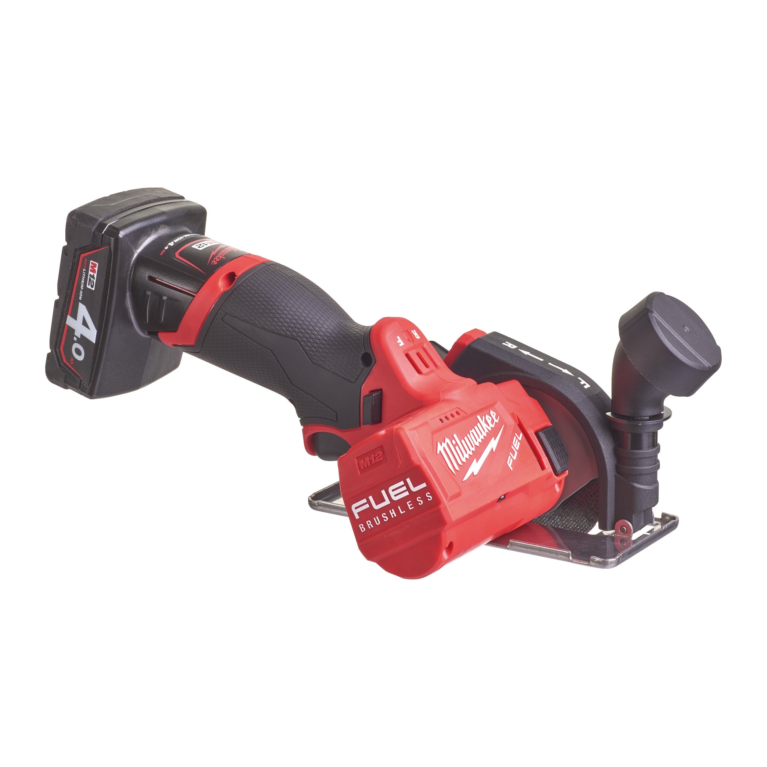 Mașină debitat materiale multiple M12 FUEL™ Milwaukee M12FCOT-422X, cod 4933464619, 1 x M12 B4, 1 x M12 B2 acumulator, C12 C încărcător, cutie HD - BIG STORE (Dynamic Tools SRL)