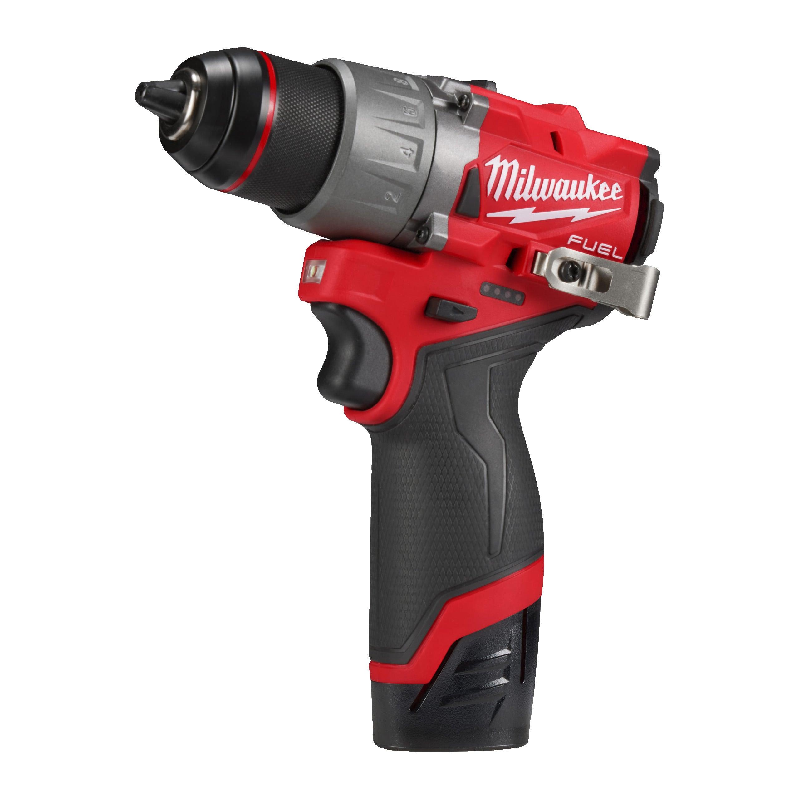Mașină de găurit/înșurubat Milwaukee M12FDD2-202X, 2 x acumulator M12 B2, 1 x încărcător C12 C, 1 x cutie HD, cod 4933479873 - BIG STORE (Dynamic Tools SRL)