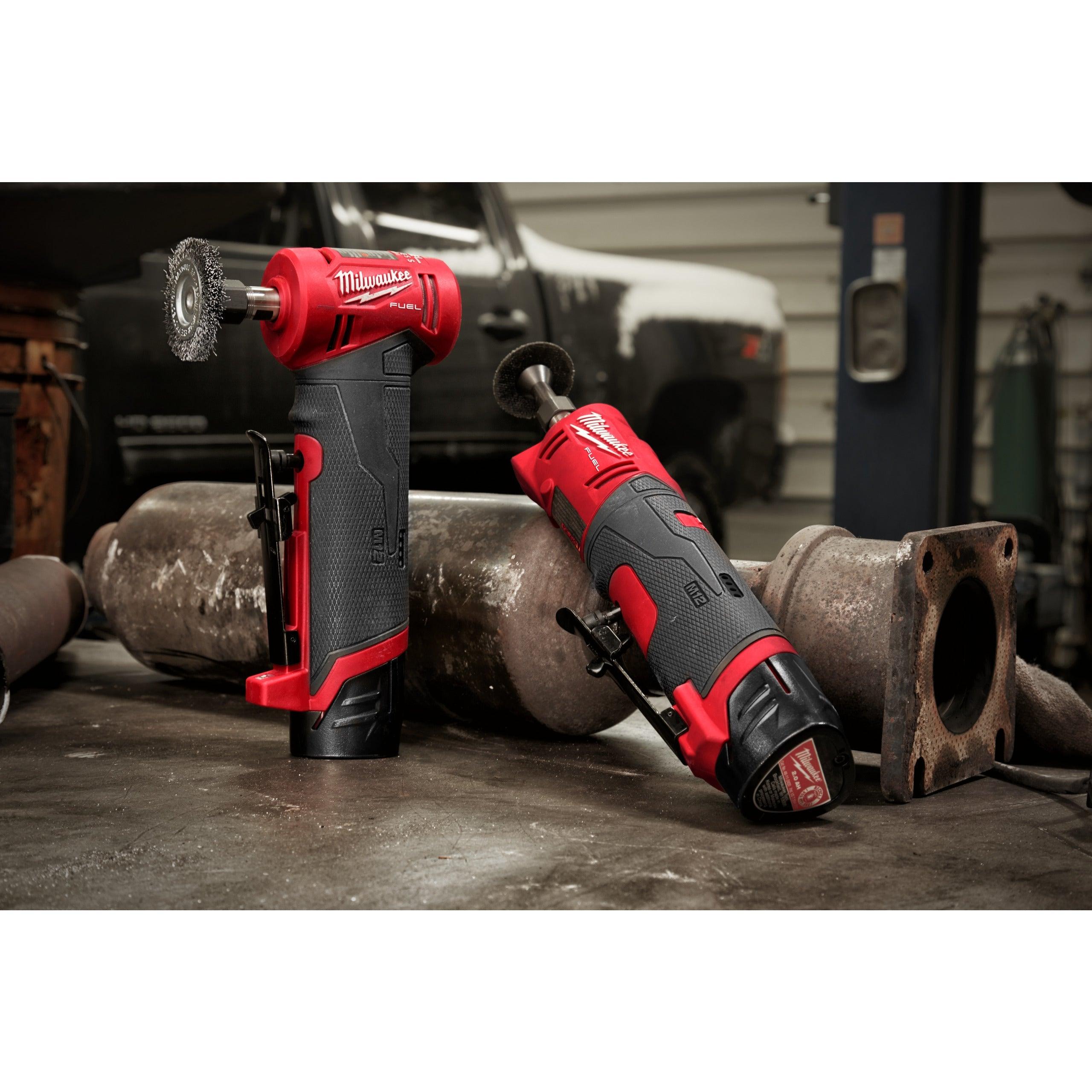 Mașină de șlefuit unghiulară M12 FUEL™ Milwaukee M12FDGA-422B, cod 4933471439, 1 x M12 B4, 1 x M12 B2 acumulator, C12 C încărcător, geantă pentru scule - BIG STORE (Dynamic Tools SRL)