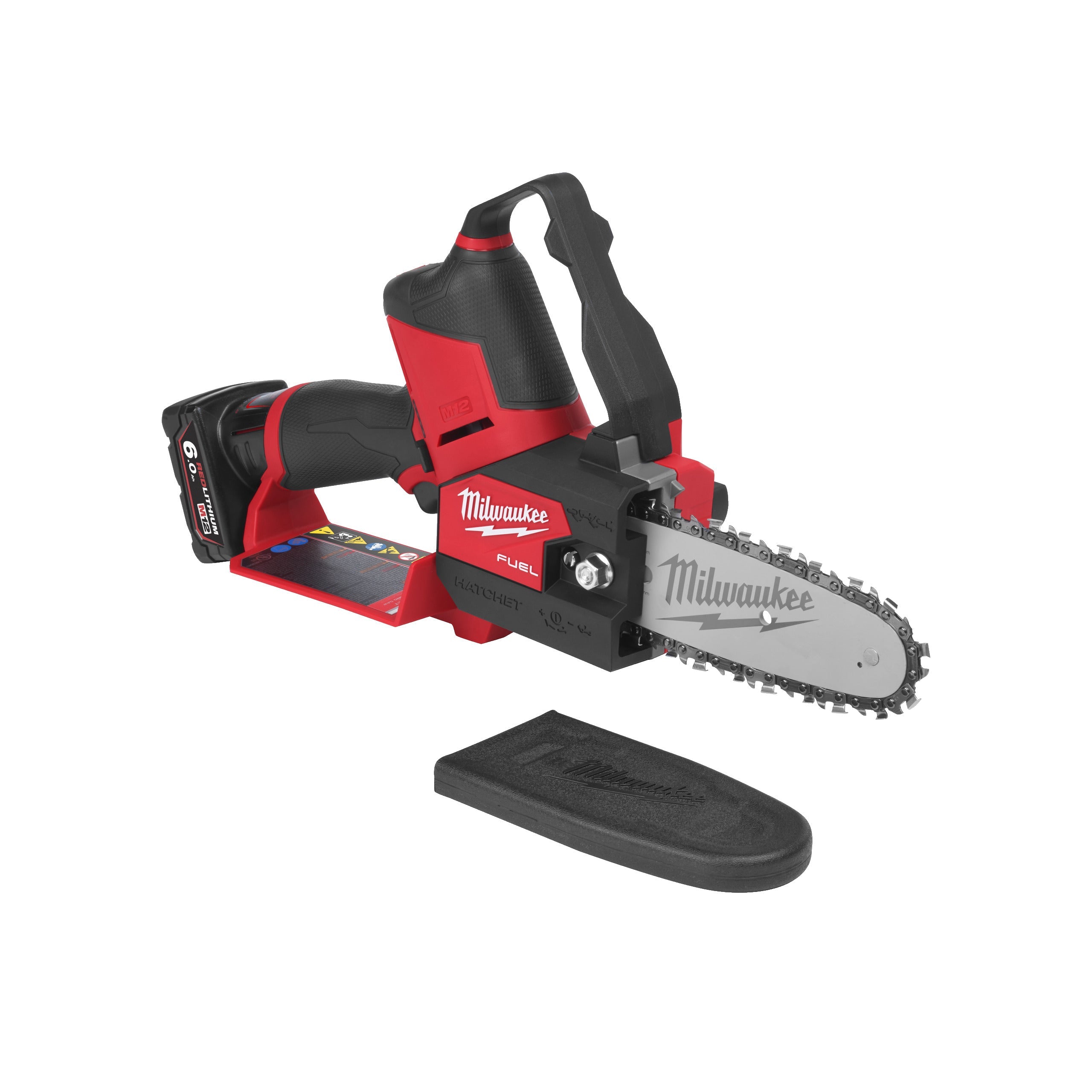 Fierăstrău cu lanț M12 FUEL™ HATCHET™ Milwaukee M12FHS-602X, 2 x M12 B6 acumulator, C12 C încărcător, cutie HD, cod 4933472212 - BIG STORE (Dynamic Tools SRL)
