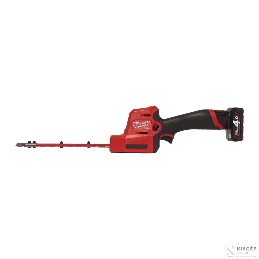 Trimmer gard viu 20cm, M12™ Milwaukee M12FHT20-402, + 2 x acumulator M12B4 (4,0Ah) + 1 x încărcător C12C, cod 4933479676 - BIG STORE (Dynamic Tools SRL)