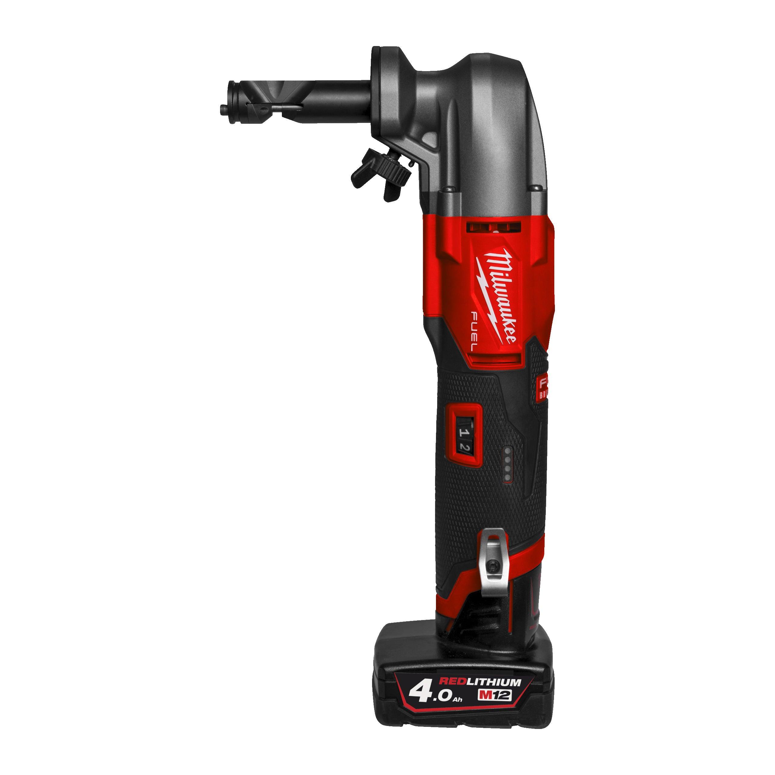 Mașină de tăiat tablă Milwaukee M12FNB16-402X, 1,6 MM, FUEL™, 1 x acumulator M12 B4, 1 x încărcător C12 C, 1 x cutie HD, cod 4933479619 - BIG STORE (Dynamic Tools SRL)