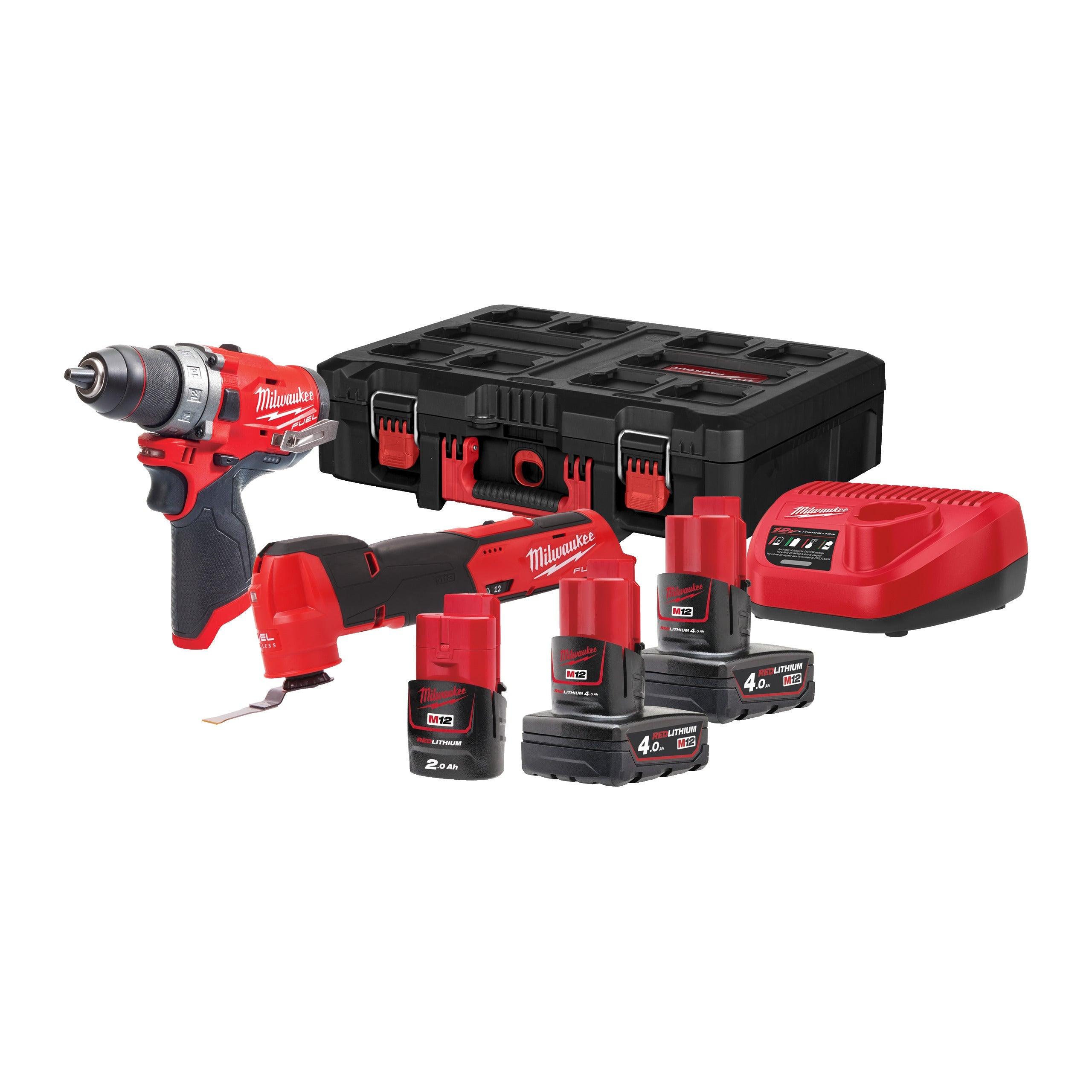 Set Milwaukee M12FPP2AX-423P M12 FUEL™, cod 4933478825 - BIG STORE (Dynamic Tools SRL)