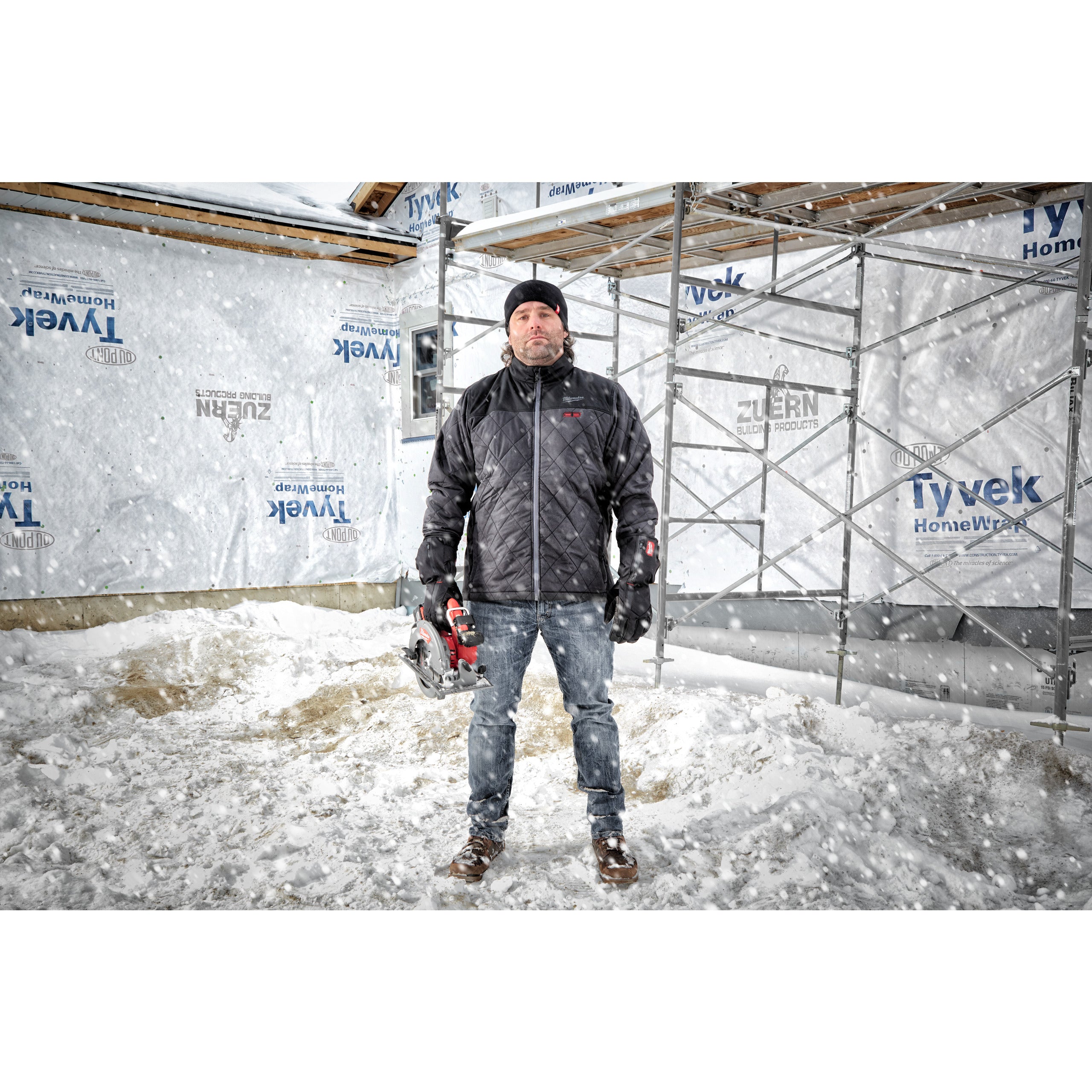 Jachetă puffer hibrid încălzită M12 HJP-0, Milwaukee - BIG STORE (Dynamic Tools SRL)